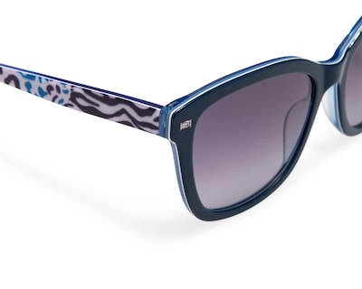 Foto 4 | Lentes de Sol para Mujer Bebe Rectangulares Azules