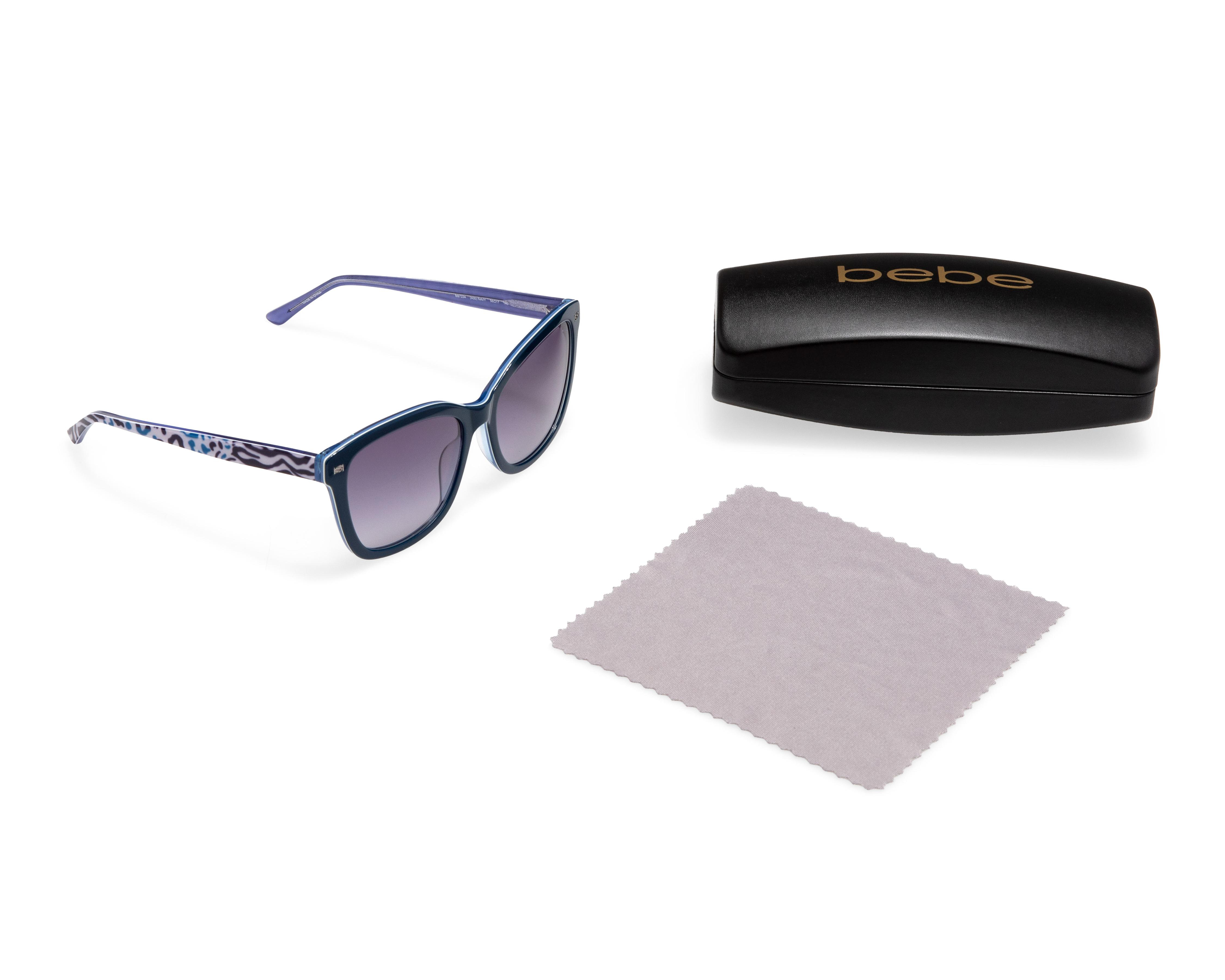 Foto 6 pulgar | Lentes de Sol para Mujer Bebe Rectangulares Azules