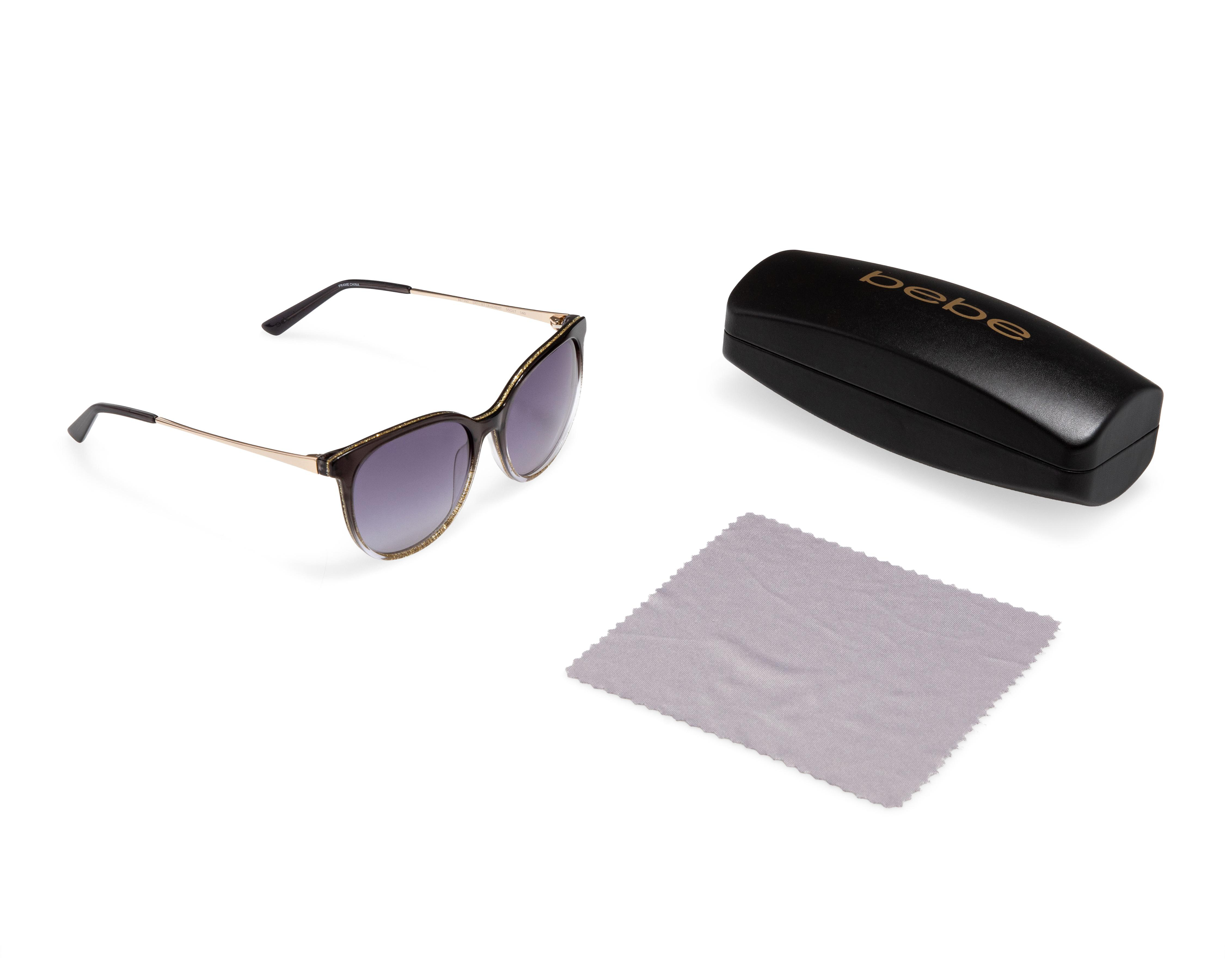 Foto 6 pulgar | Lentes de Sol para Mujer Bebe Rectangulares Negros