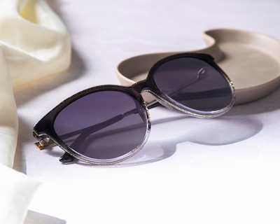 Foto 6 | Lentes de Sol para Mujer Bebe Rectangulares Negros