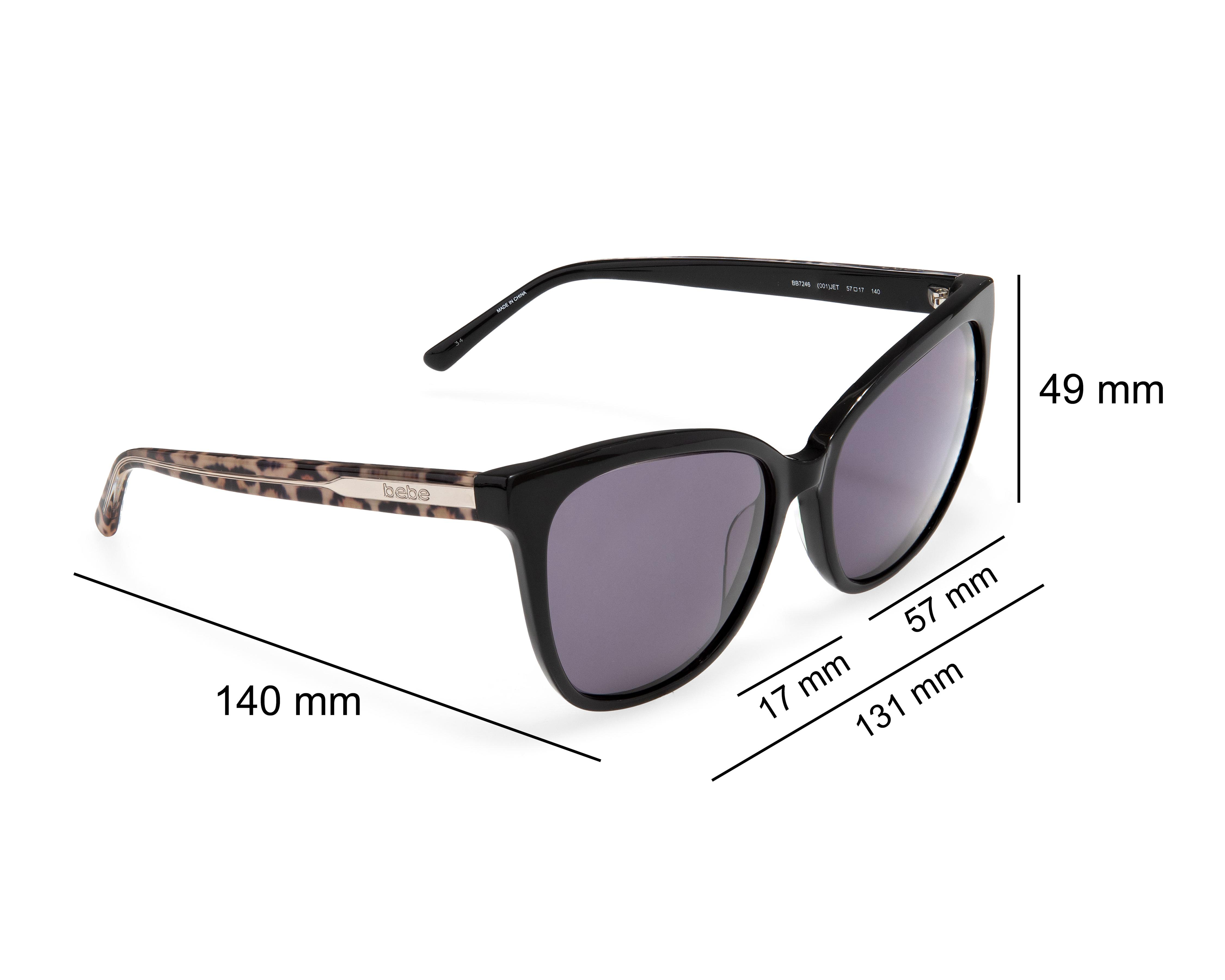 Foto 8 pulgar | Lentes de Sol Bebe para Mujer Rectangulares BB7246-5717-001 Negros