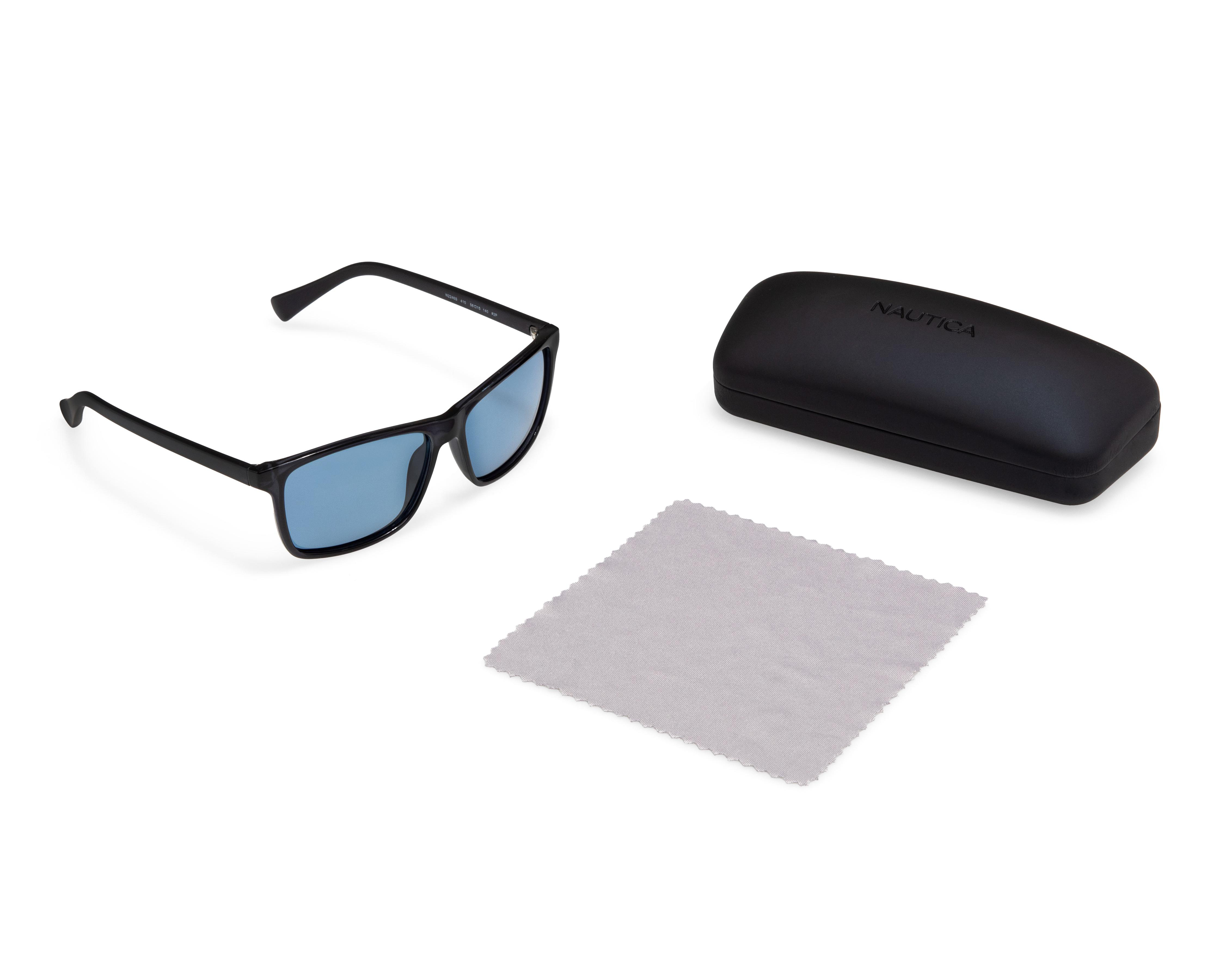 Foto 6 pulgar | Lentes de Sol para Hombre Nautica Rectangulares Azul Marino