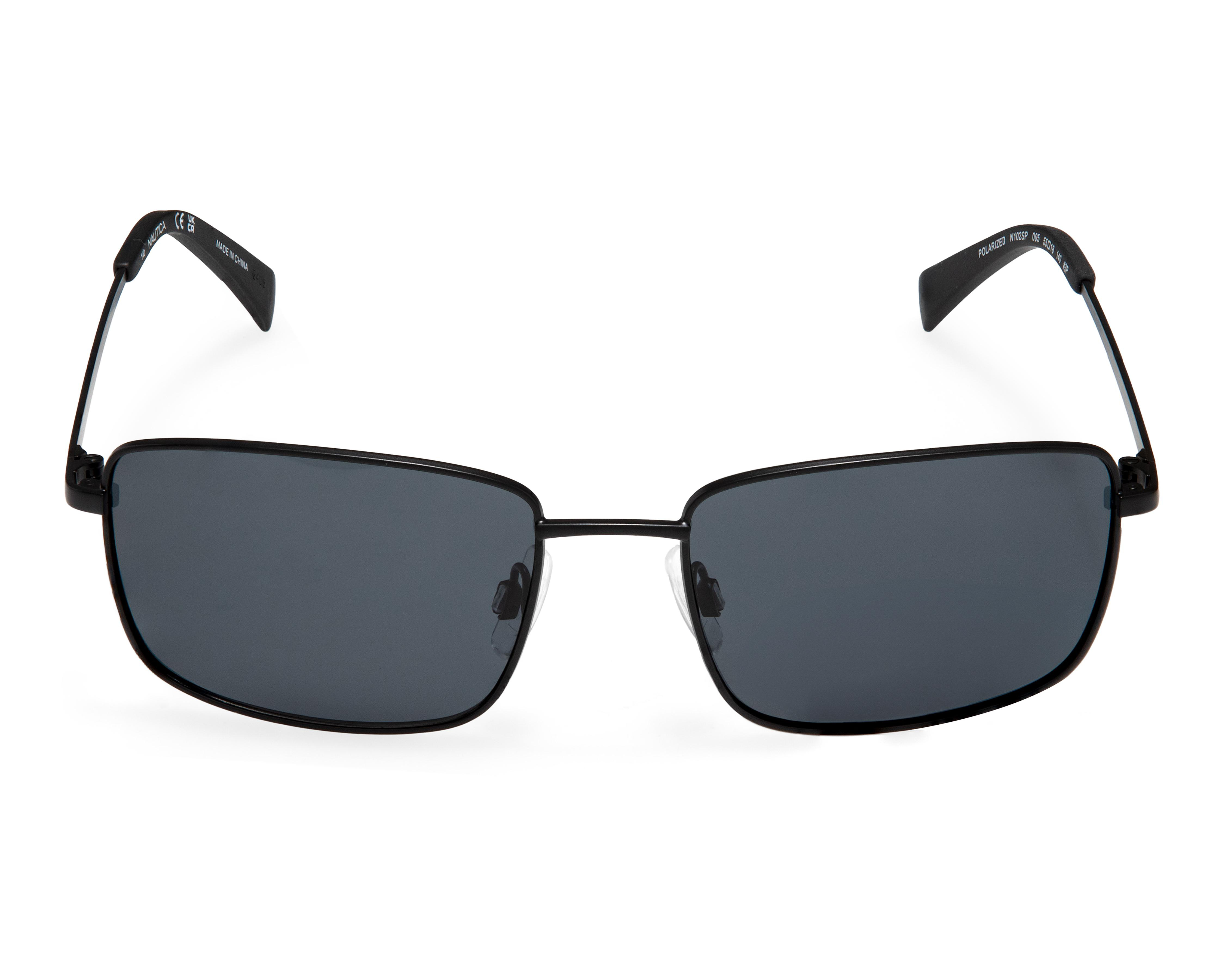 Foto 3 pulgar | Lentes de Sol para Hombre Nautica Rectangulares Negros