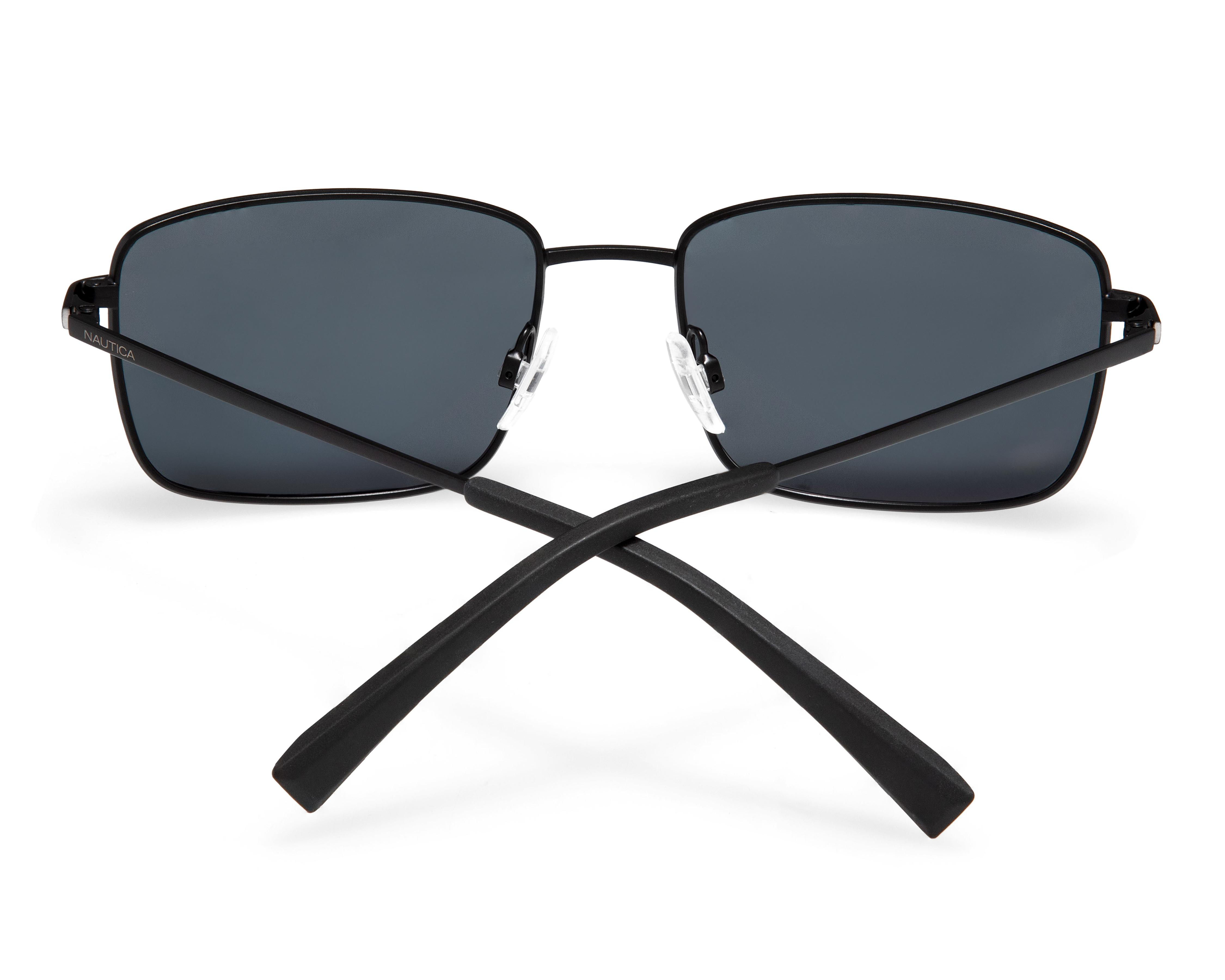 Foto 4 pulgar | Lentes de Sol para Hombre Nautica Rectangulares Negros