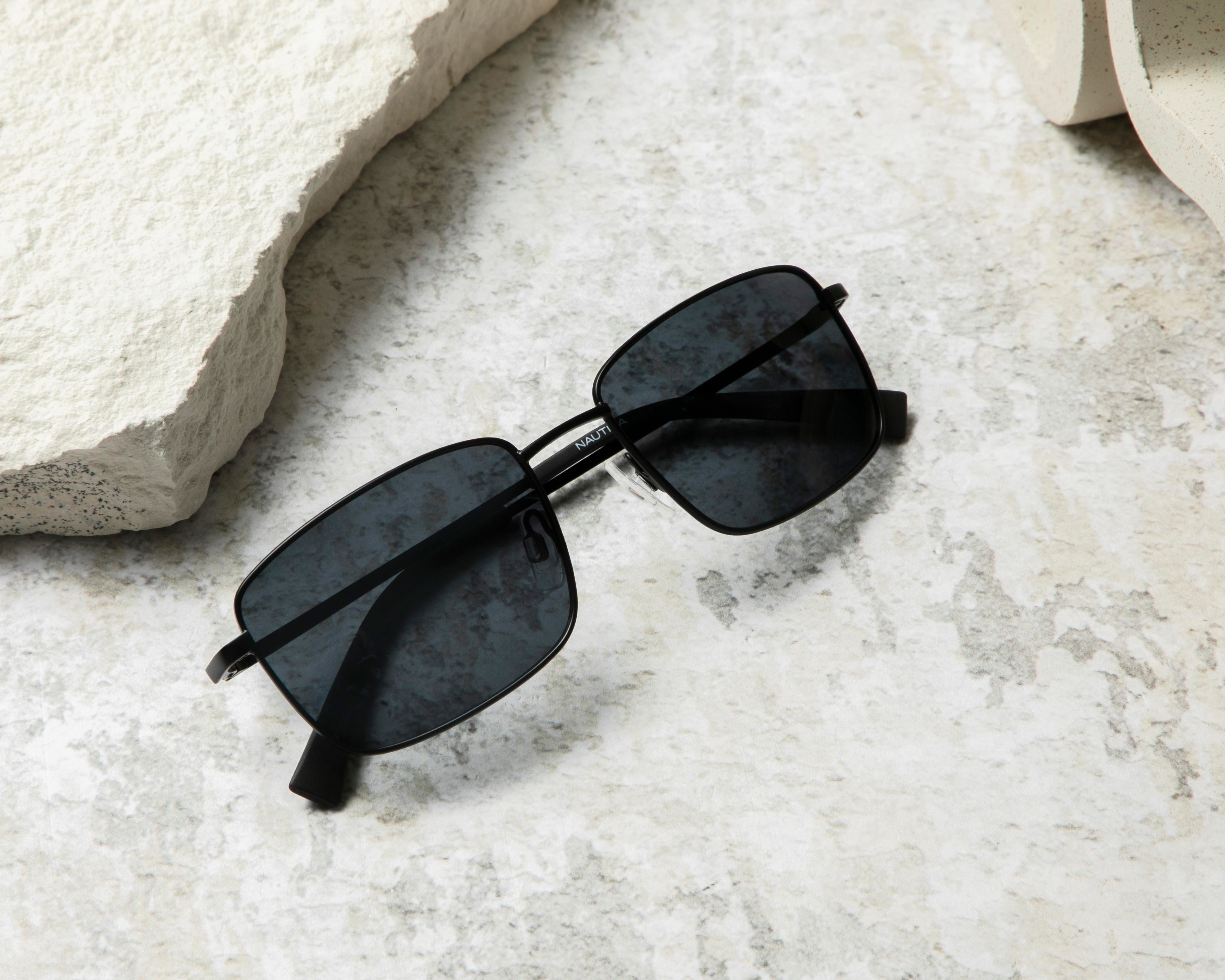 Foto 6 | Lentes de Sol para Hombre Nautica Rectangulares Negros