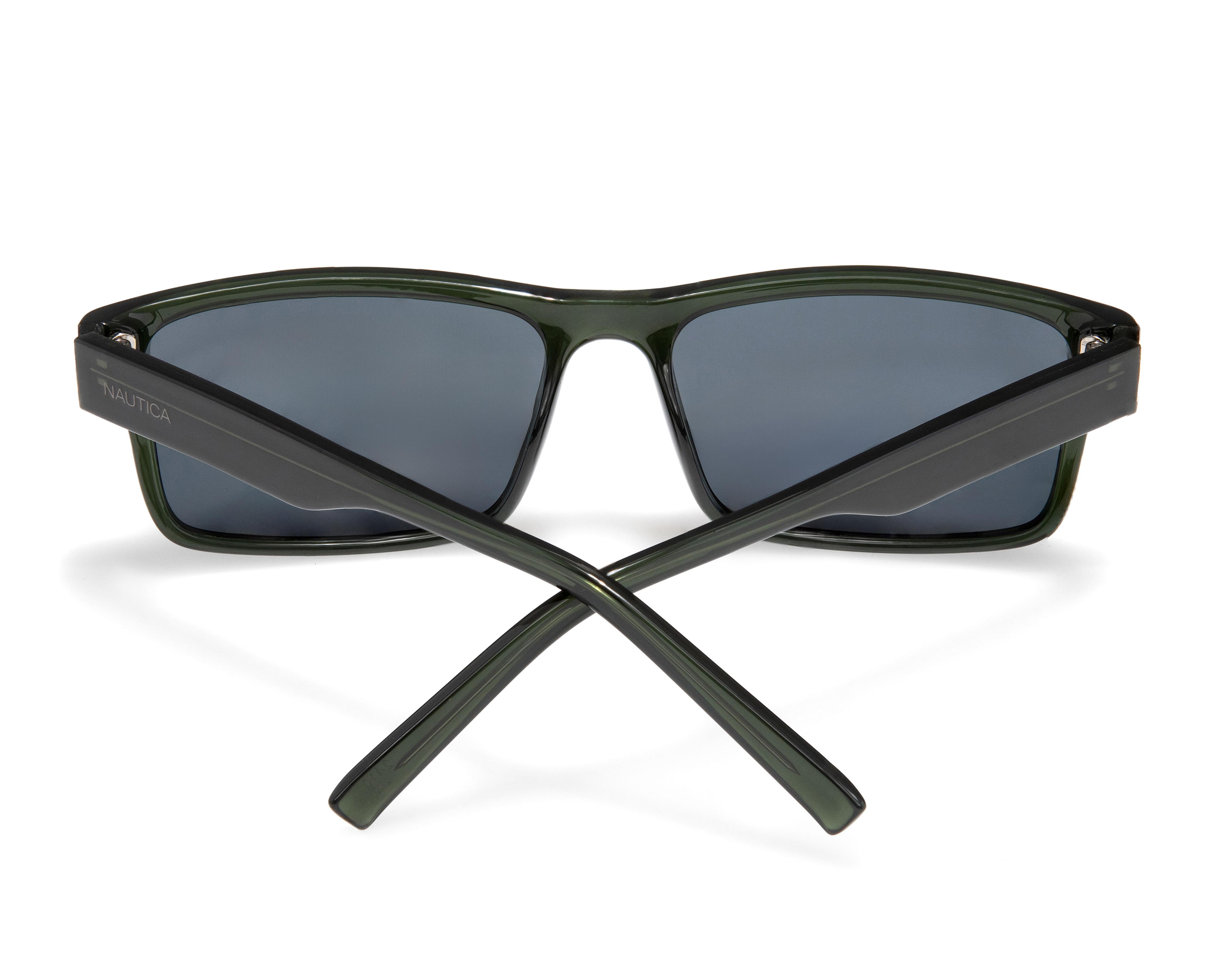 Foto 4 pulgar | Lentes de Sol para Hombre Nautica Rectangulares Negros