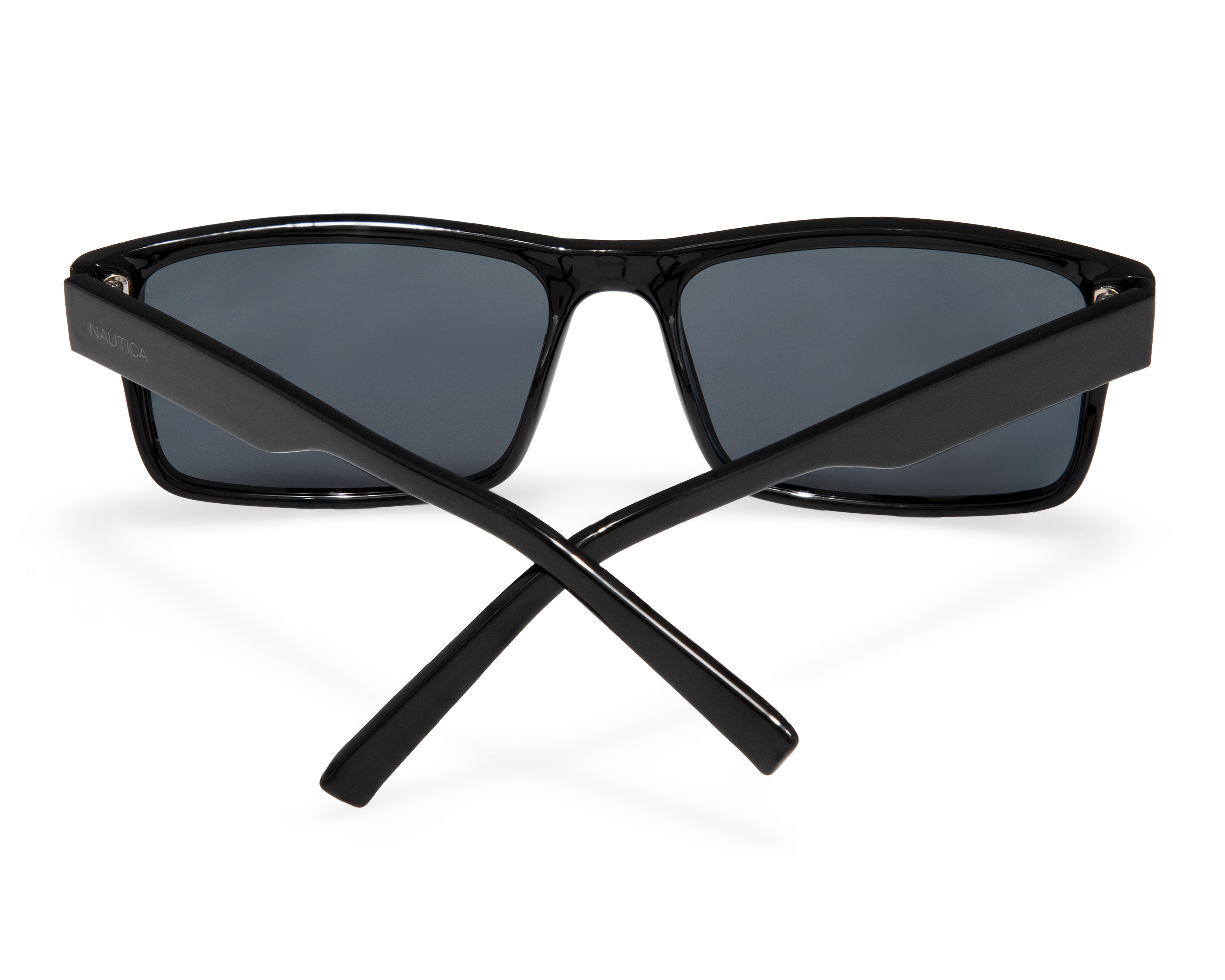 Foto 4 pulgar | Lentes de Sol para Hombre Nautica Rectangulares Negros