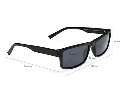 Foto 7 | Lentes de Sol para Hombre Nautica Rectangulares Negros