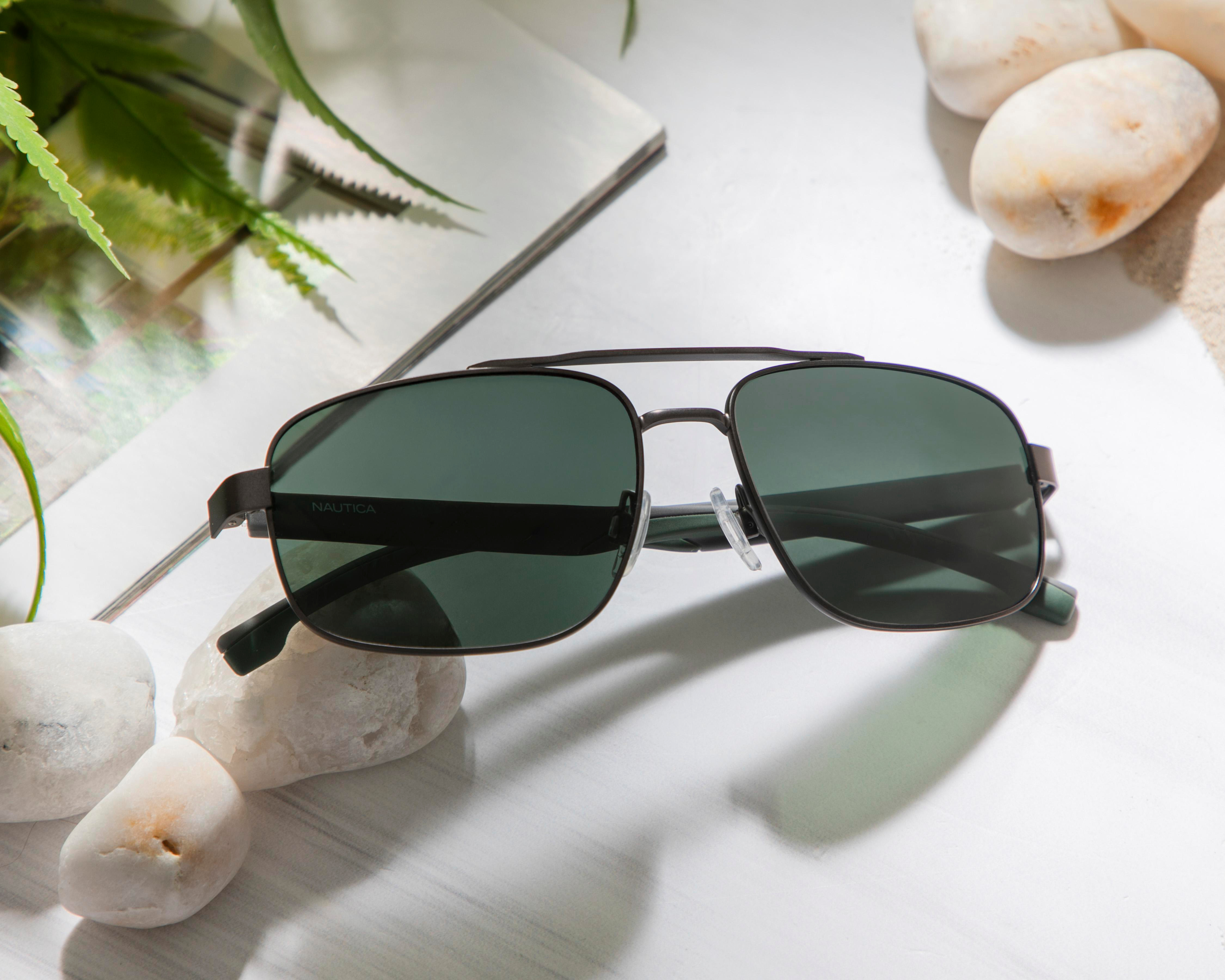 Foto 7 pulgar | Lentes de Sol para Hombre Nautica Aviador Grises
