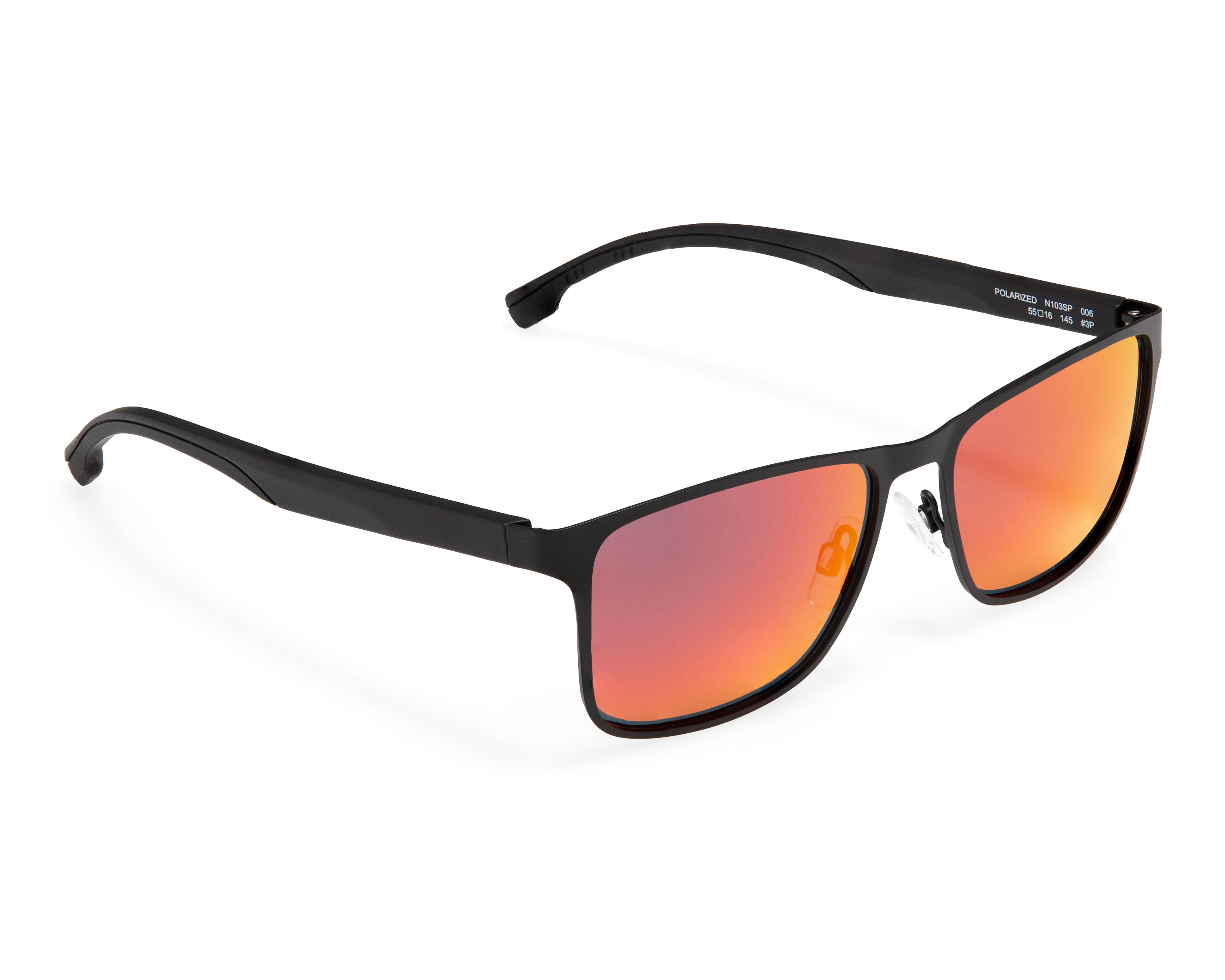Foto 2 pulgar | Lentes de Sol para Hombre Nautica Rectangulares Negros