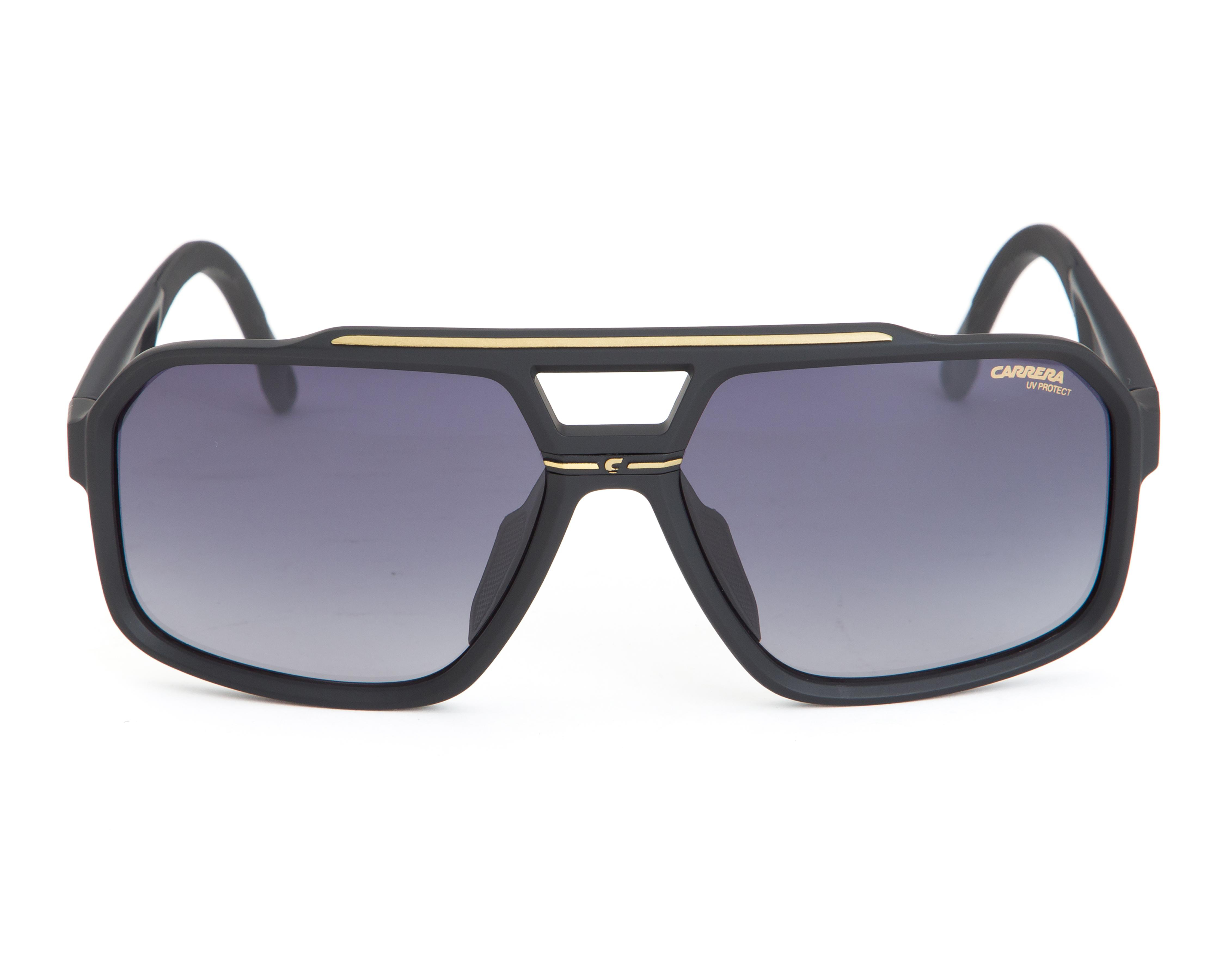 Foto 3 pulgar | Lentes de Sol para Hombre Carrera Cuadrados Sport Negros