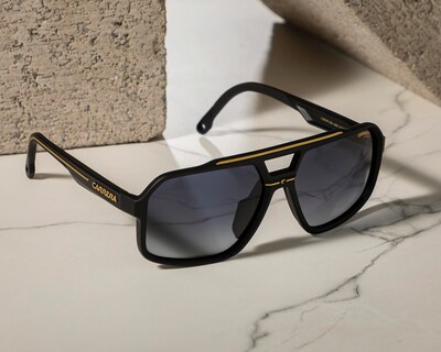 Foto 6 | Lentes de Sol para Hombre Carrera Cuadrados Sport Negros