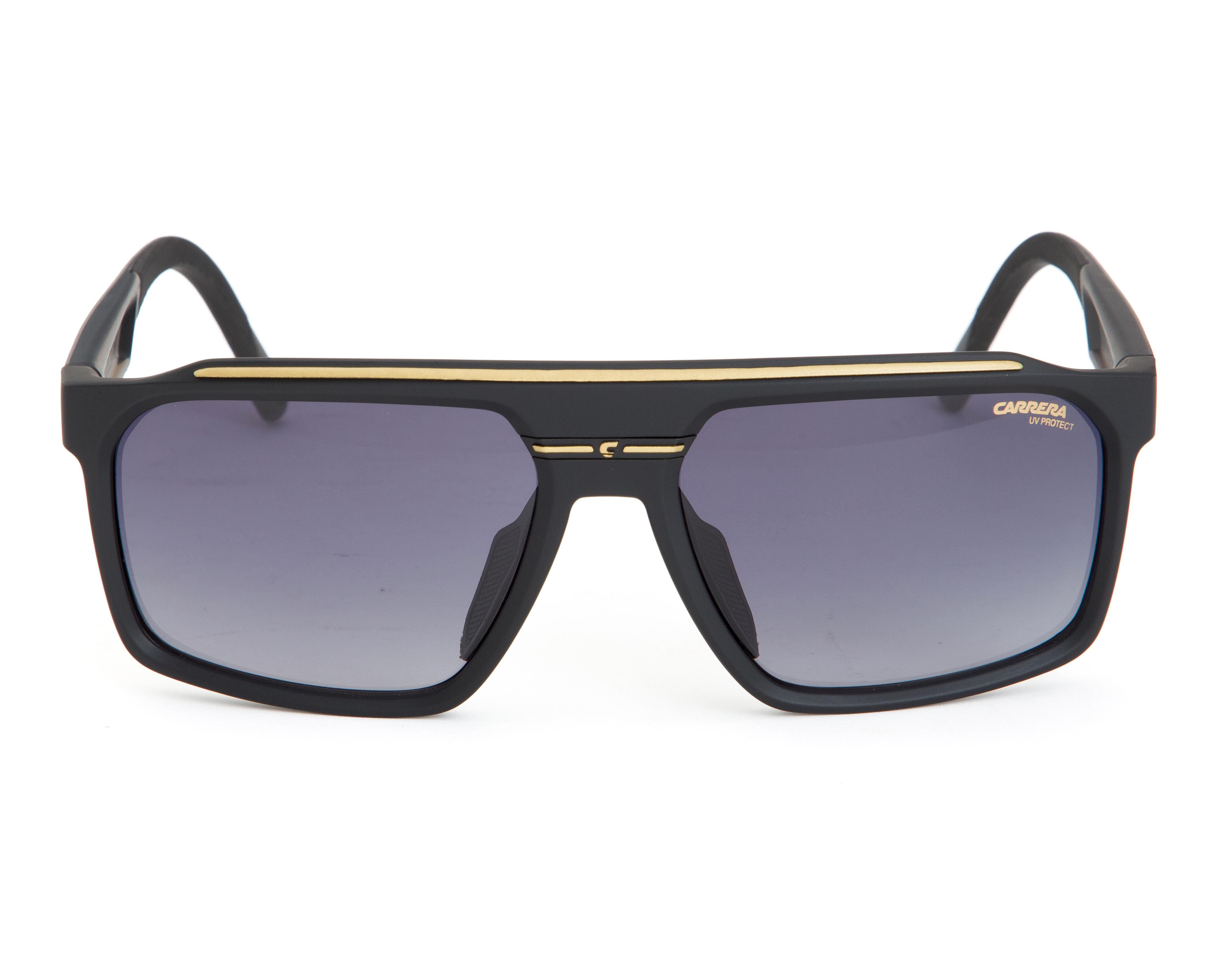 Foto 3 pulgar | Lentes de Sol para Hombre Carrera Cuadrados Sport Negros