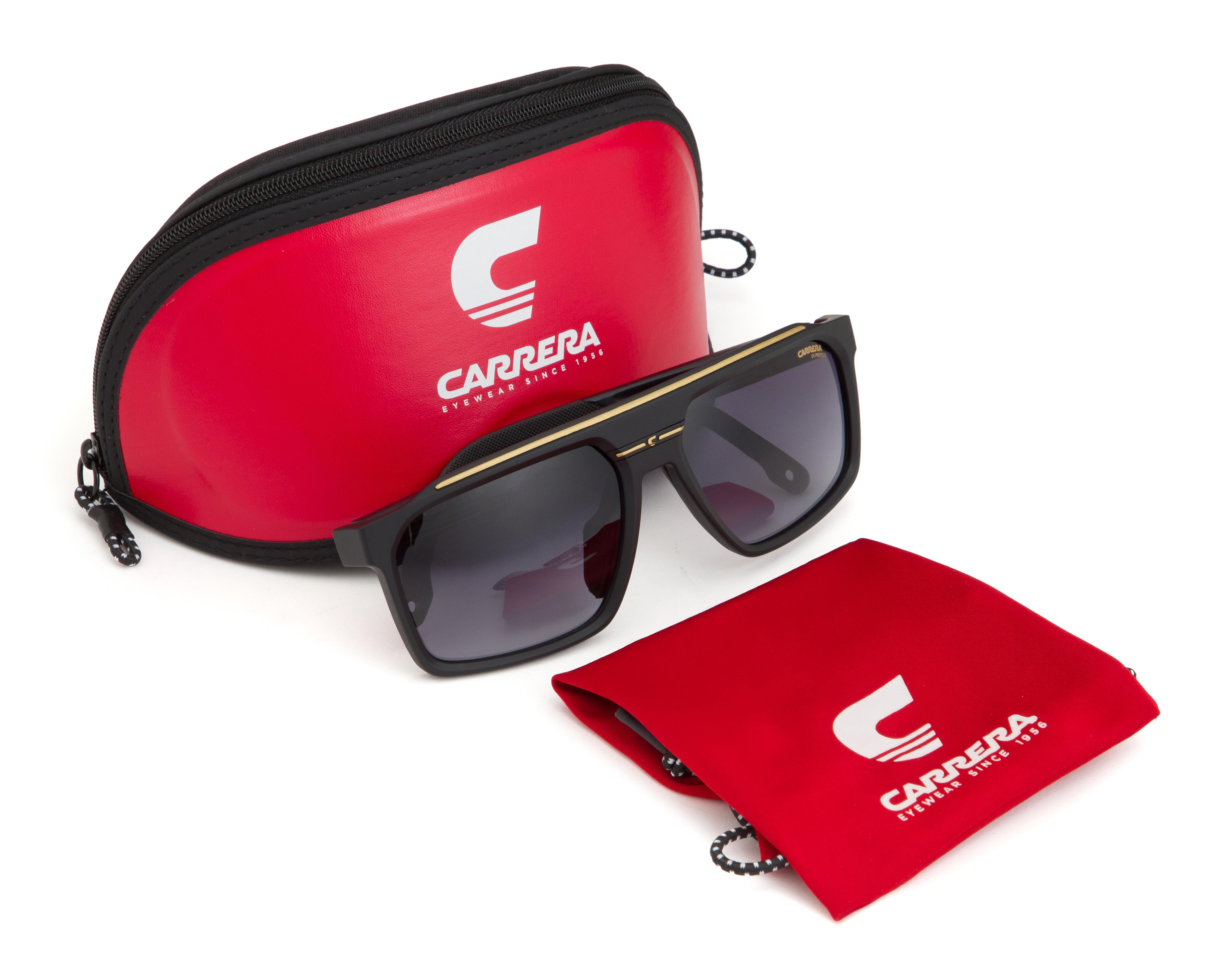 Foto 6 pulgar | Lentes de Sol para Hombre Carrera Cuadrados Sport Negros