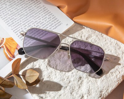 Foto 5 | Lentes de Sol Unisex All Saints Aviador Plateados