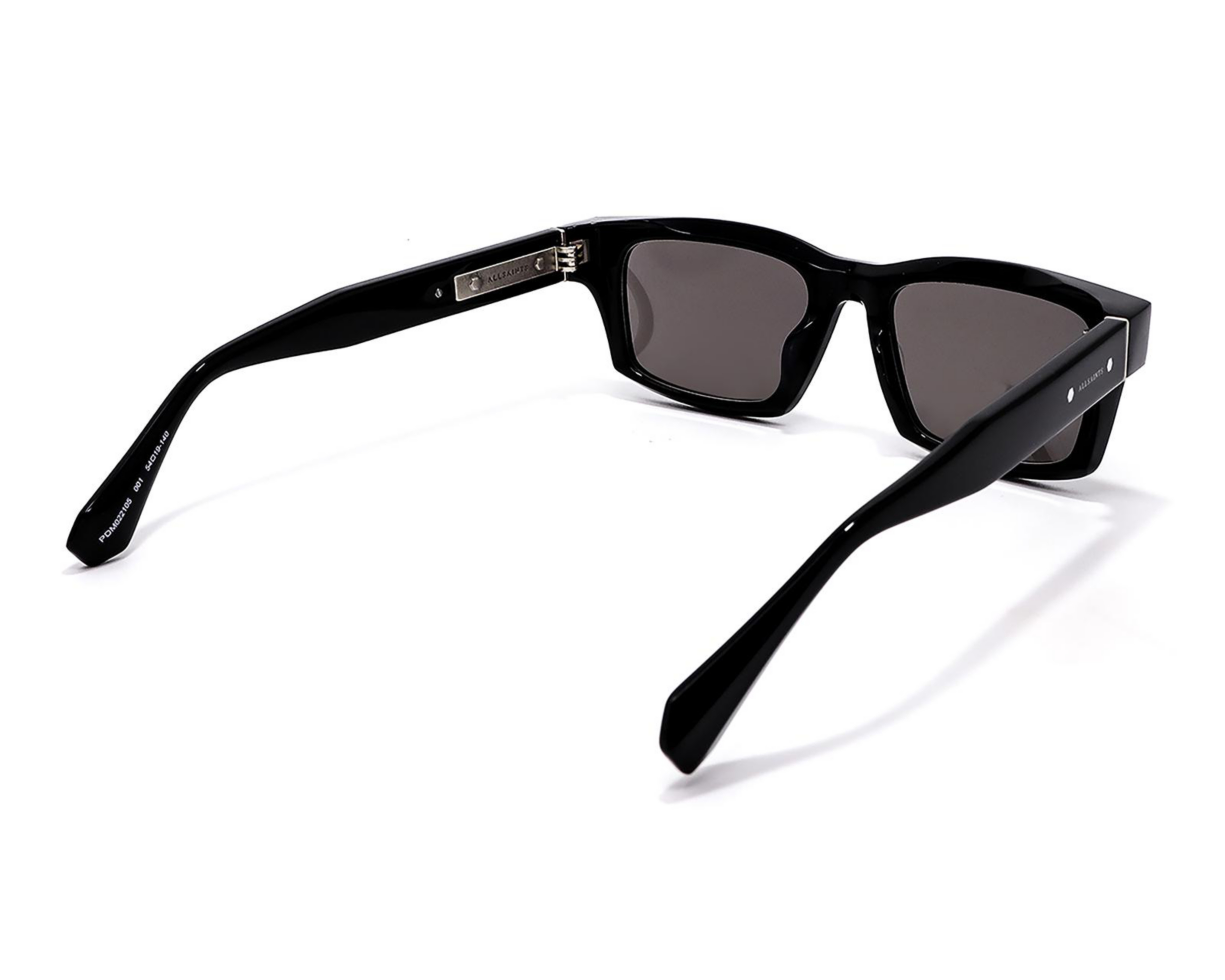 Foto 5 pulgar | Lentes de Sol Unisex All Saints Cuadrados 05015 Negros