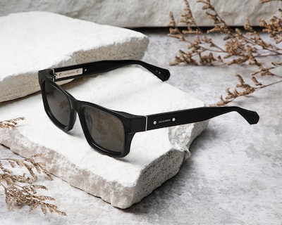 Foto 5 | Lentes de Sol Unisex All Saints Cuadrados 05015 Negros
