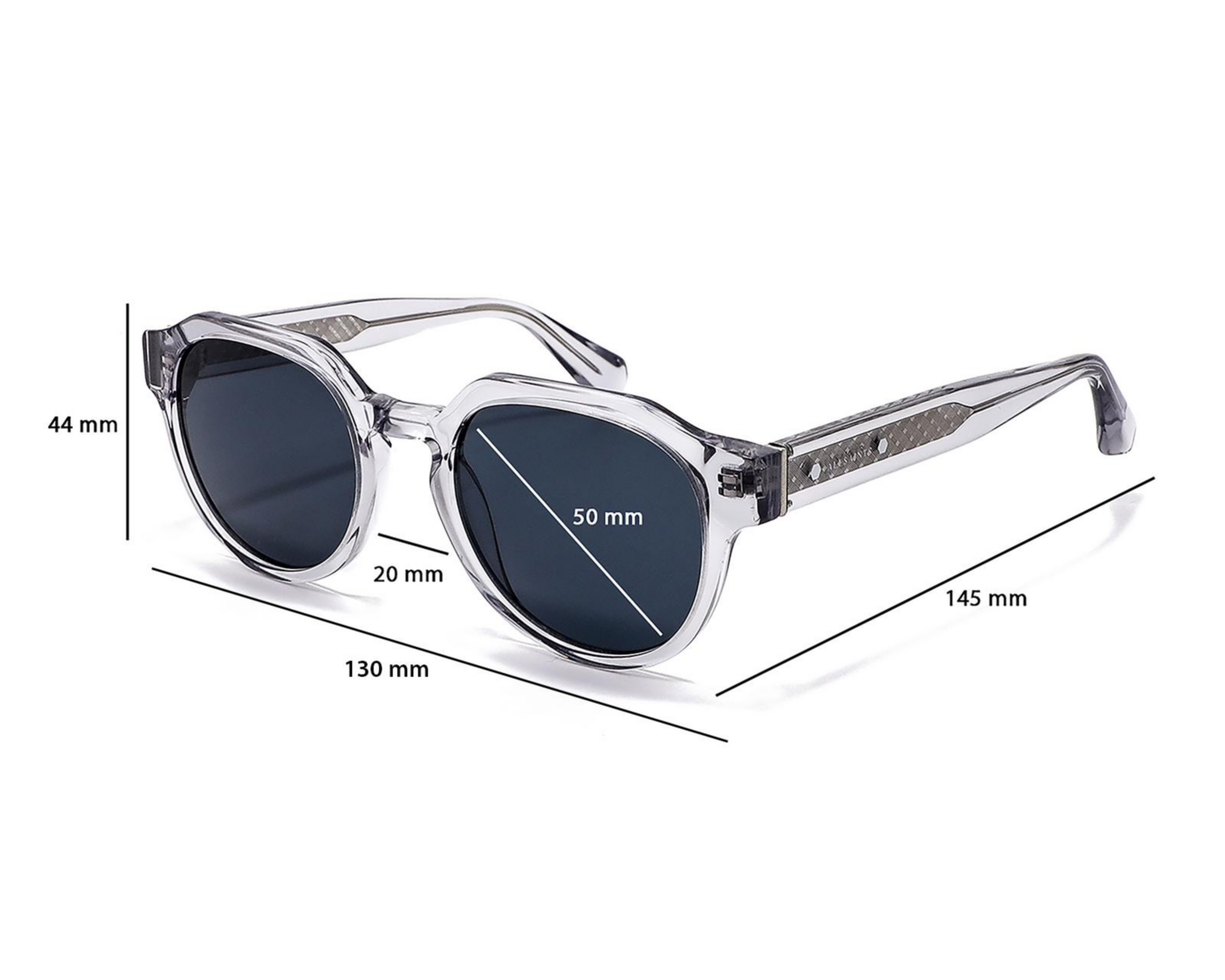 Foto 7 pulgar | Lentes de Sol para Hombre All Saints Pantos Gris