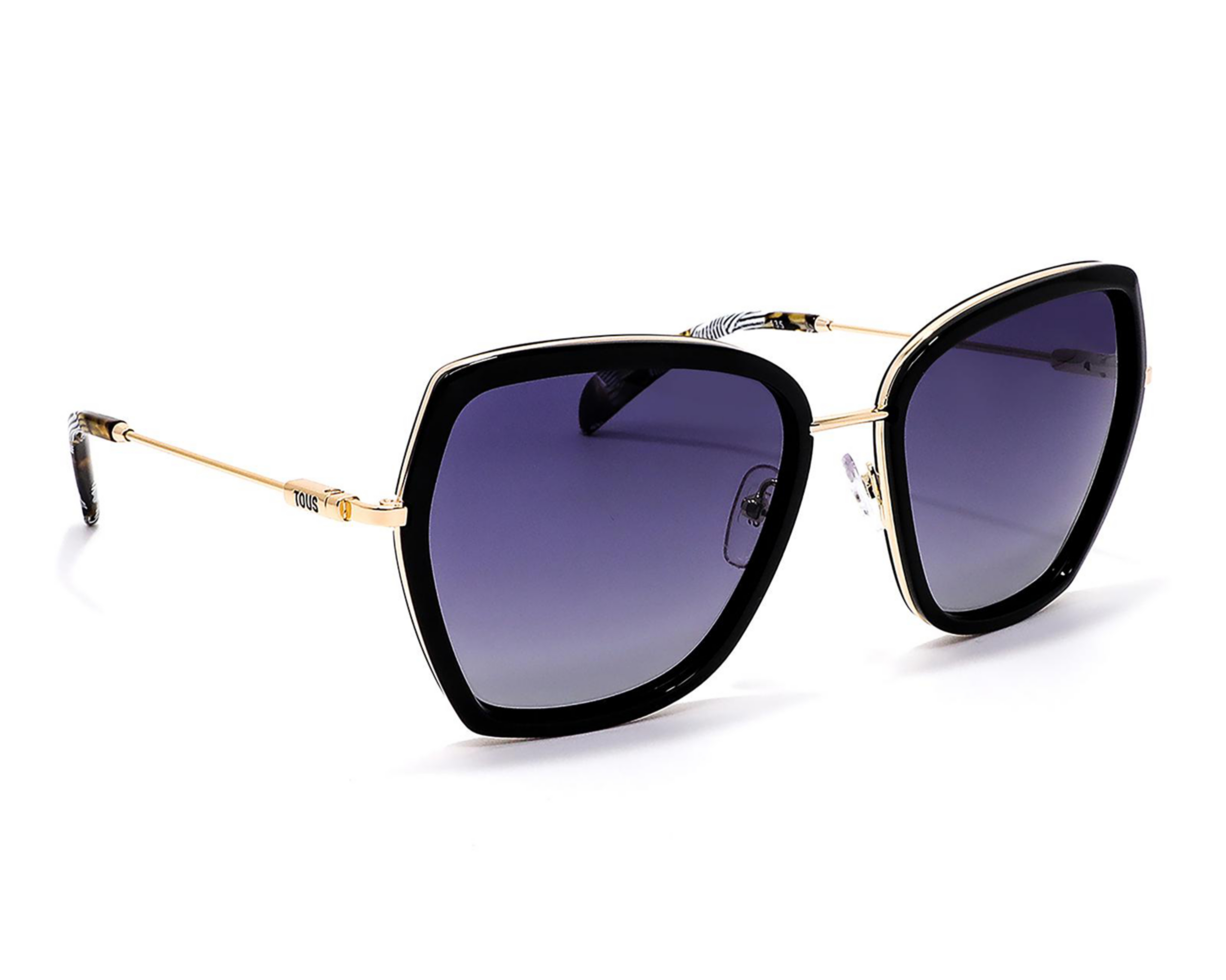 Foto 1 | Lentes de Sol para Mujer Tous Cuadrados Oro Rosa