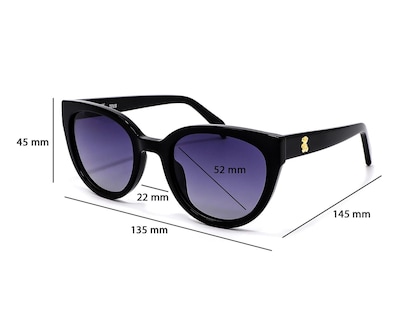 Foto 6 | Lentes de Sol para Mujer Tous Cat Eye Negro