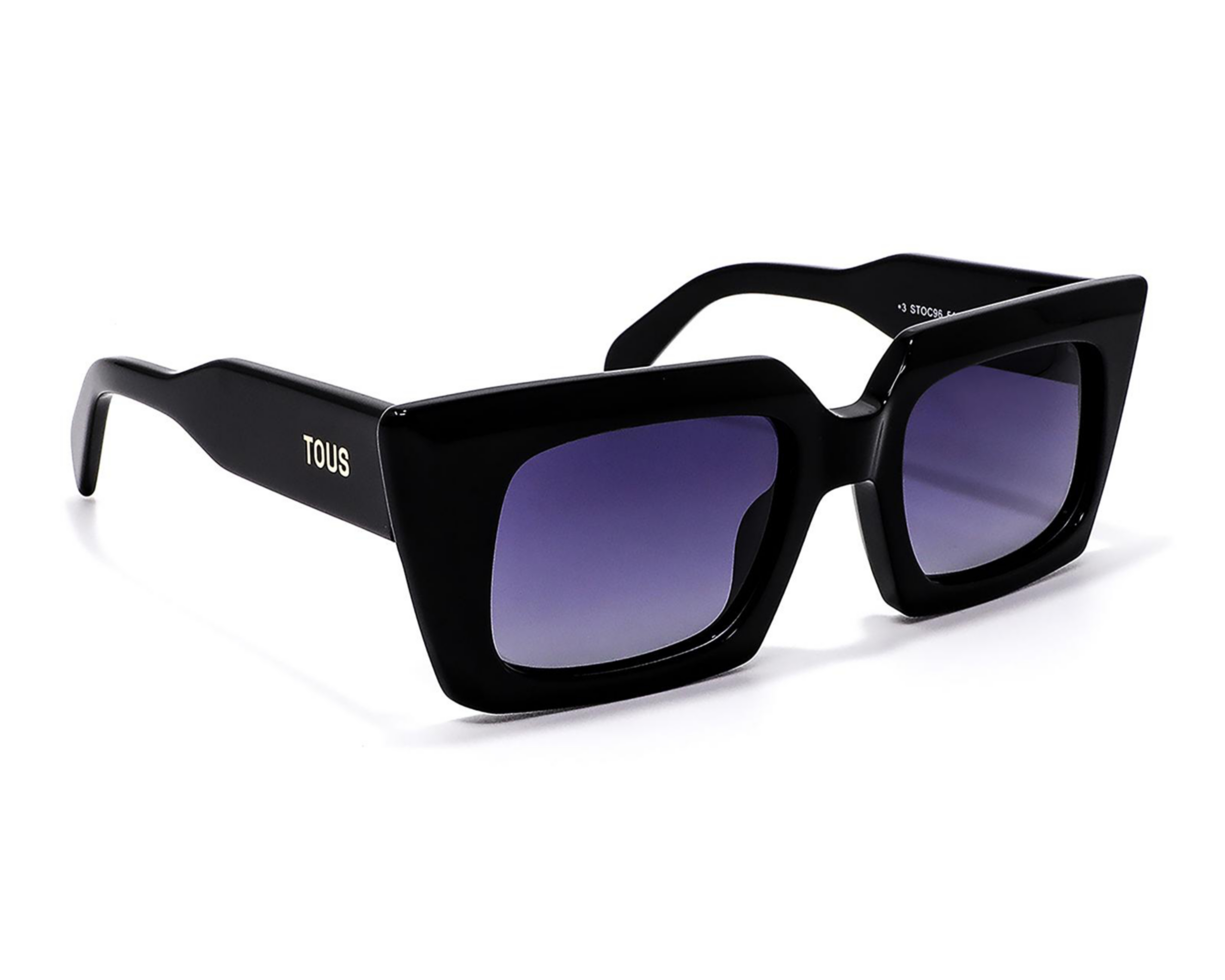 Foto 2 pulgar | Lentes de Sol para Mujer Tous Cuadrados 00C96 Negro