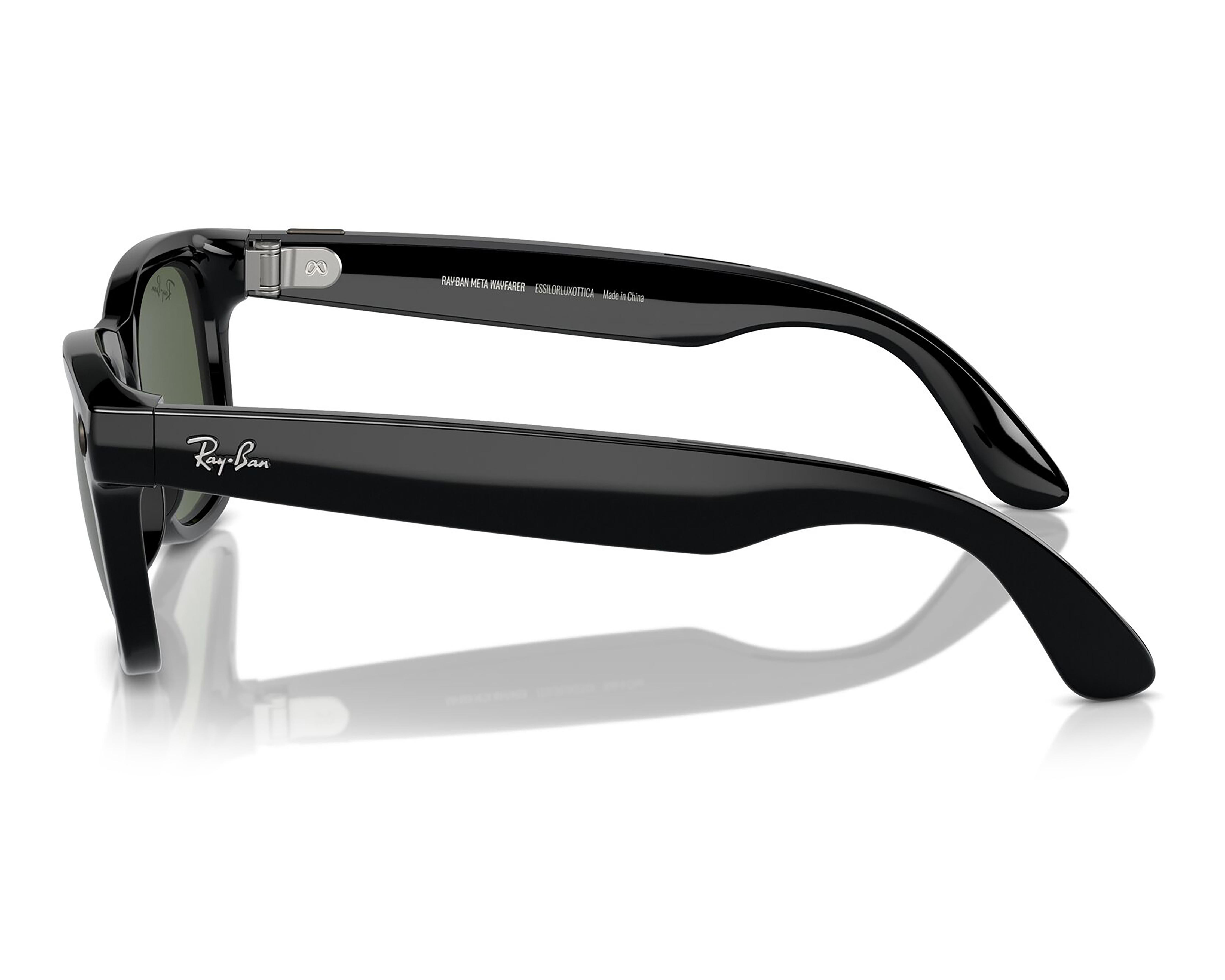 Foto 6 pulgar | Ray-Ban Meta Wayfarer Negro Mate Solares