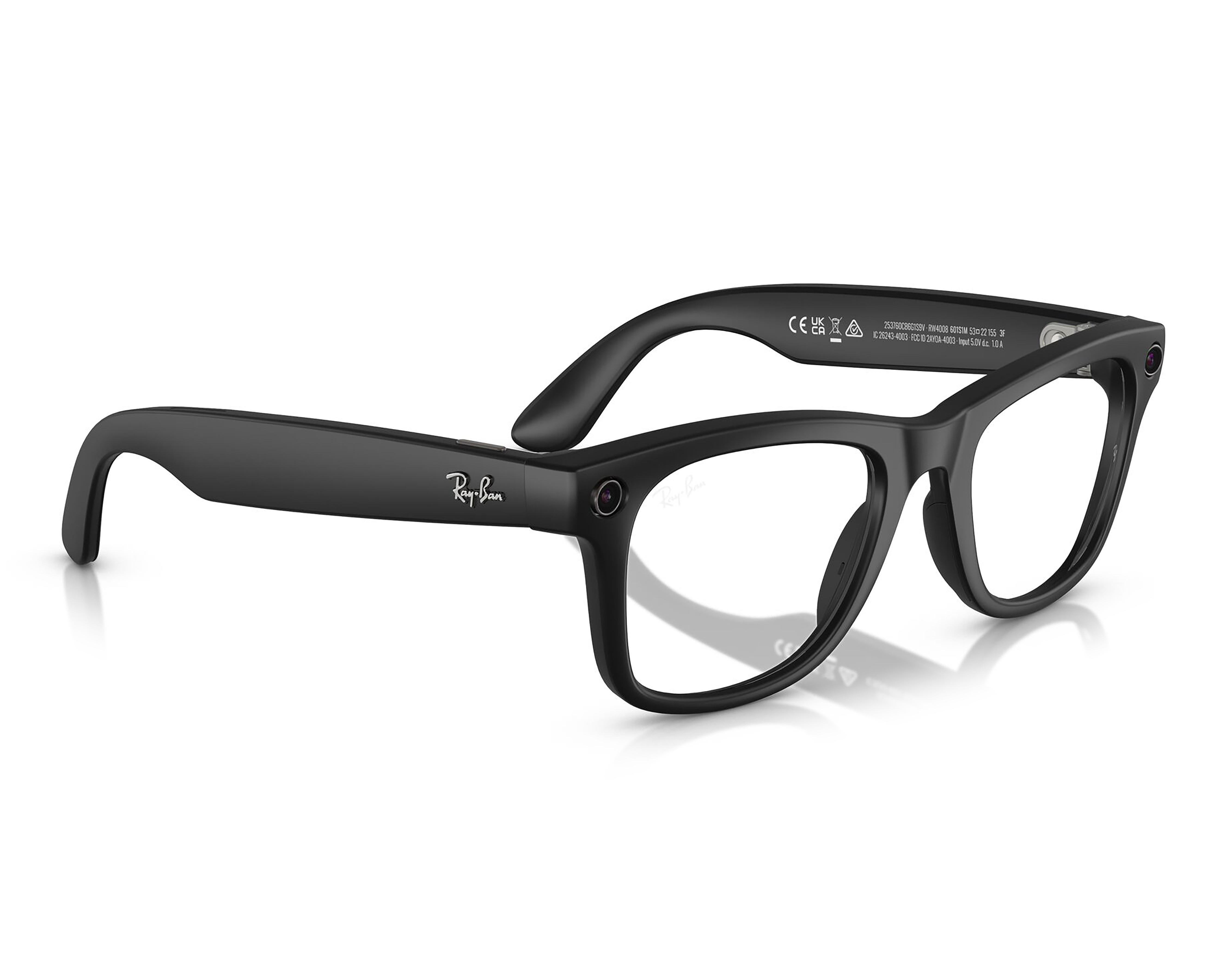 Foto 2 pulgar | Preventa Ray-Ban Meta Wayfarer Negro Mate Transitions