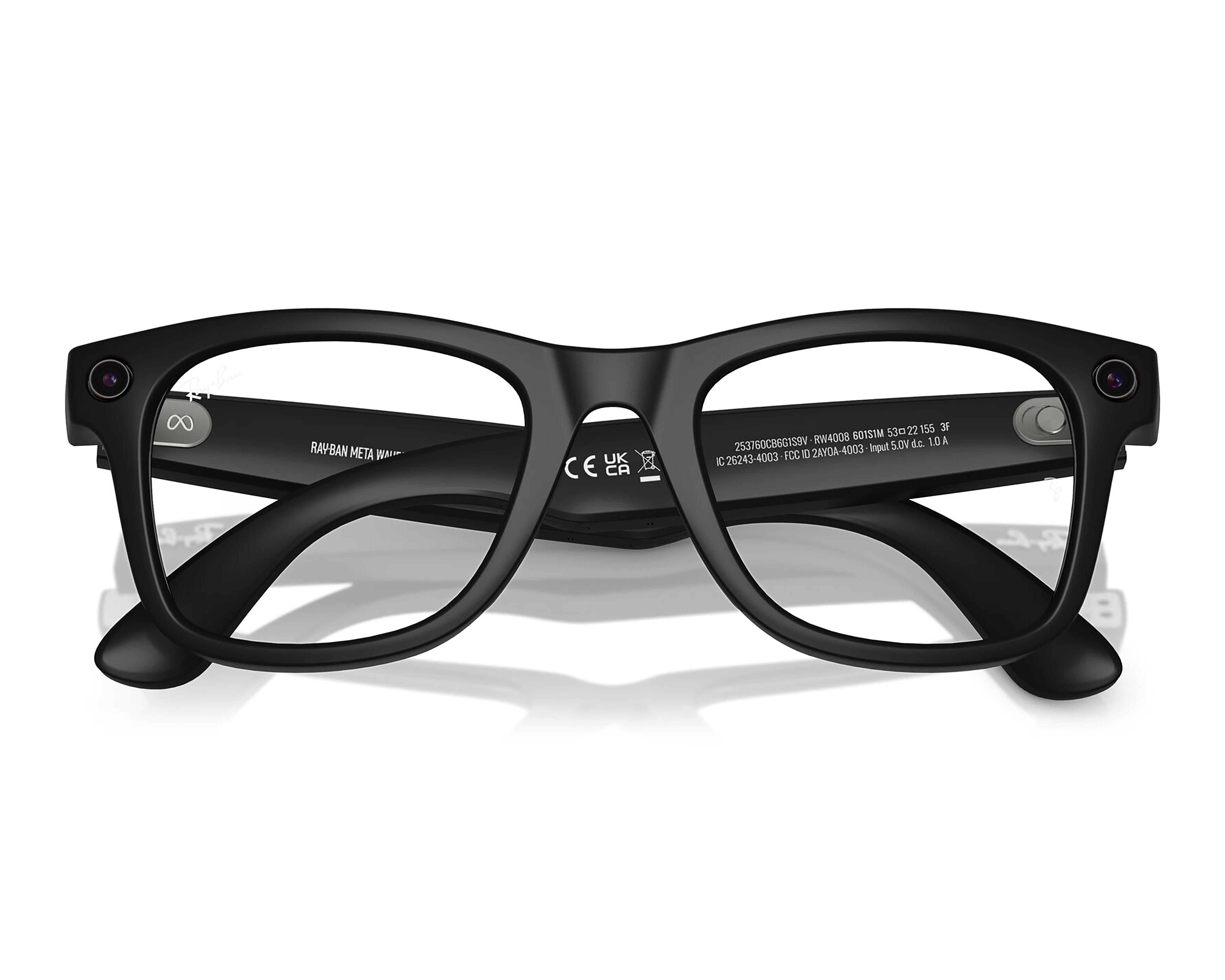 Foto 7 pulgar | Preventa Ray-Ban Meta Wayfarer Negro Mate Transitions