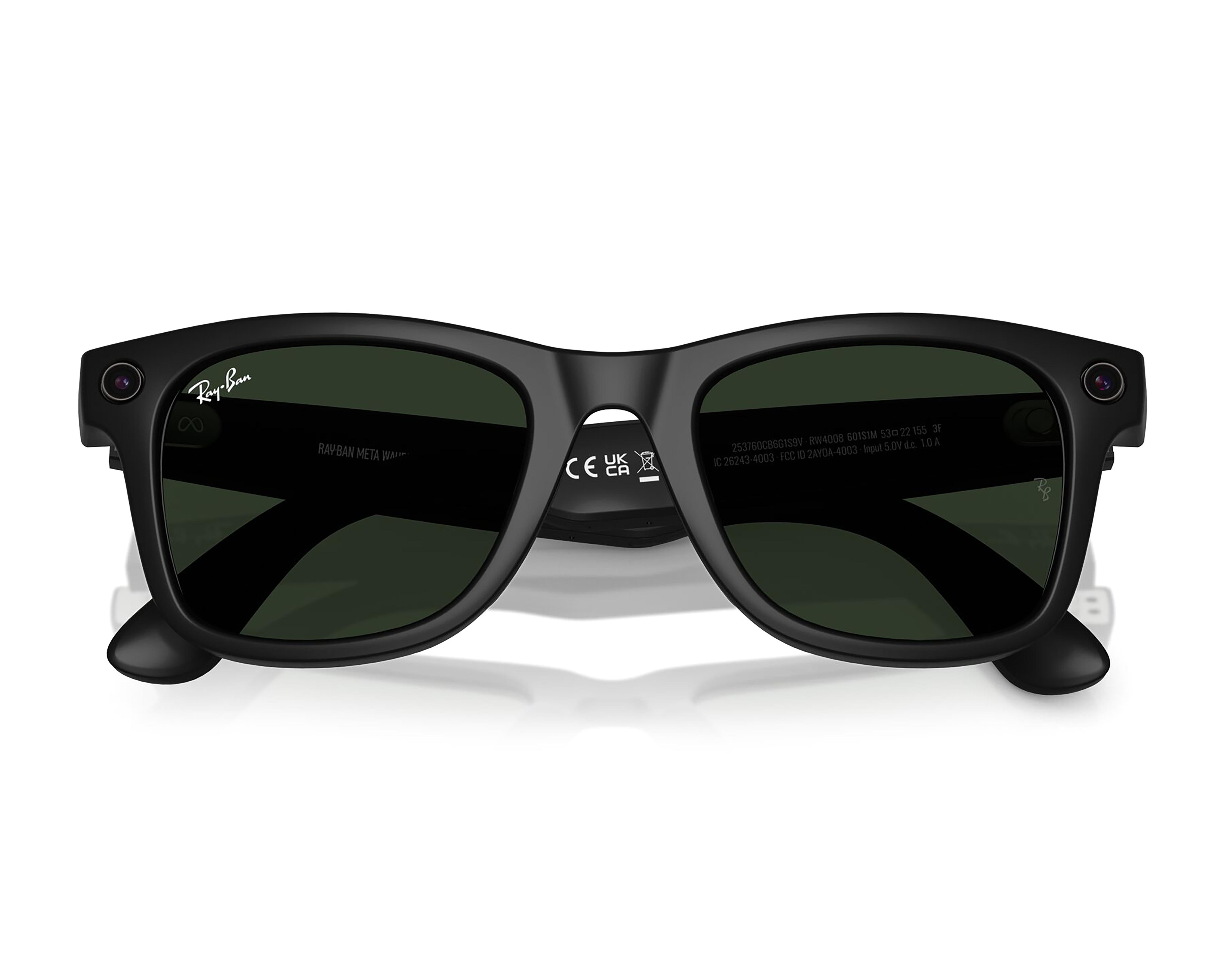 Foto 8 pulgar | Preventa Ray-Ban Meta Wayfarer Negro Mate Transitions