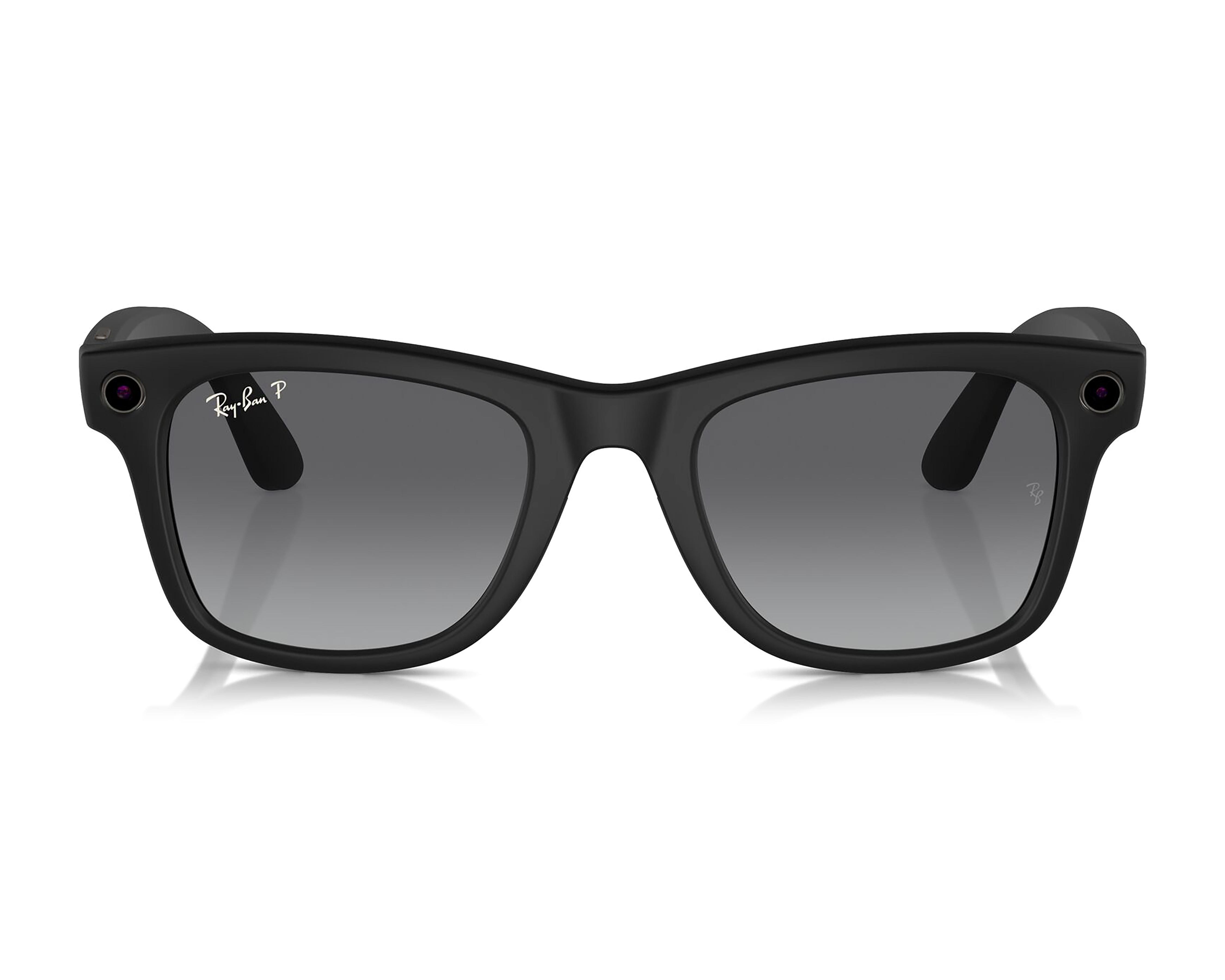Foto 3 pulgar | Preventa Ray-Ban Meta Wayfarer Negro Mate Polarizados