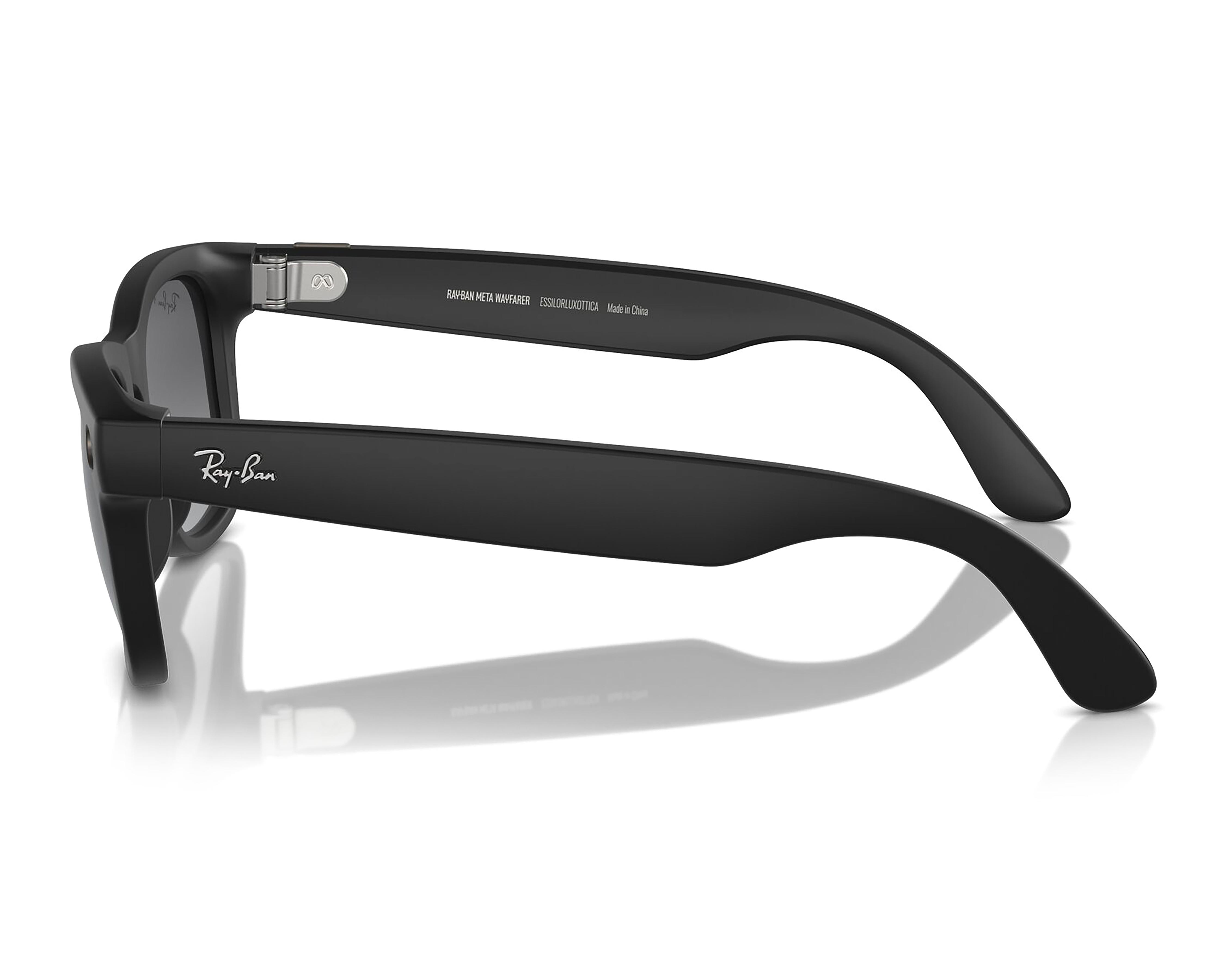 Foto 5 pulgar | Preventa Ray-Ban Meta Wayfarer Negro Mate Polarizados