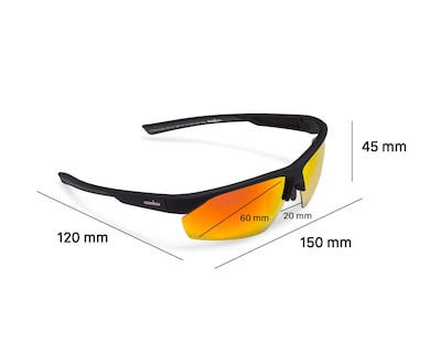 Foto 7 | Lentes de Sol para Hombre Ironman Deportivos Negros