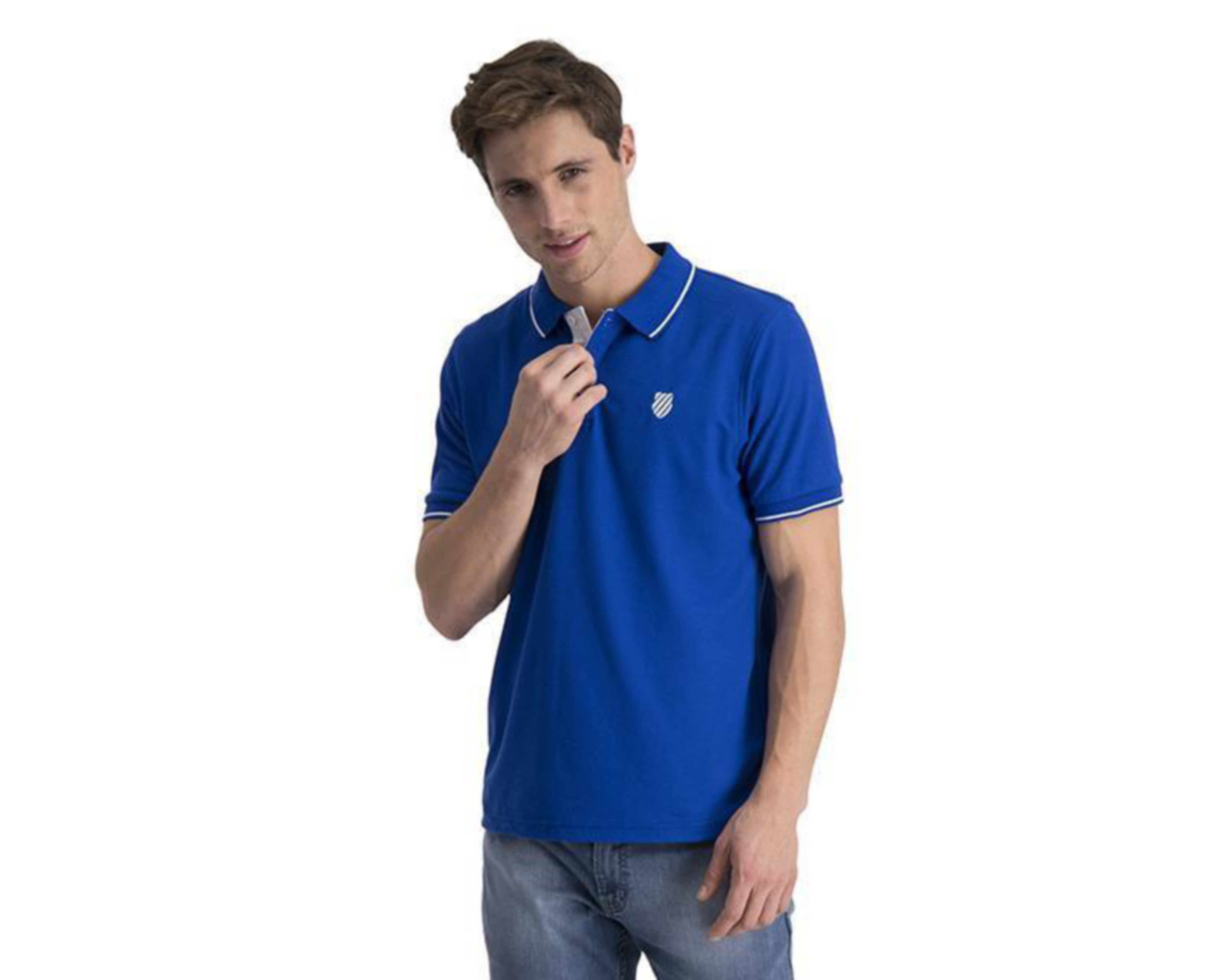 Playera Polo K-Swiss Azul para Hombre $399