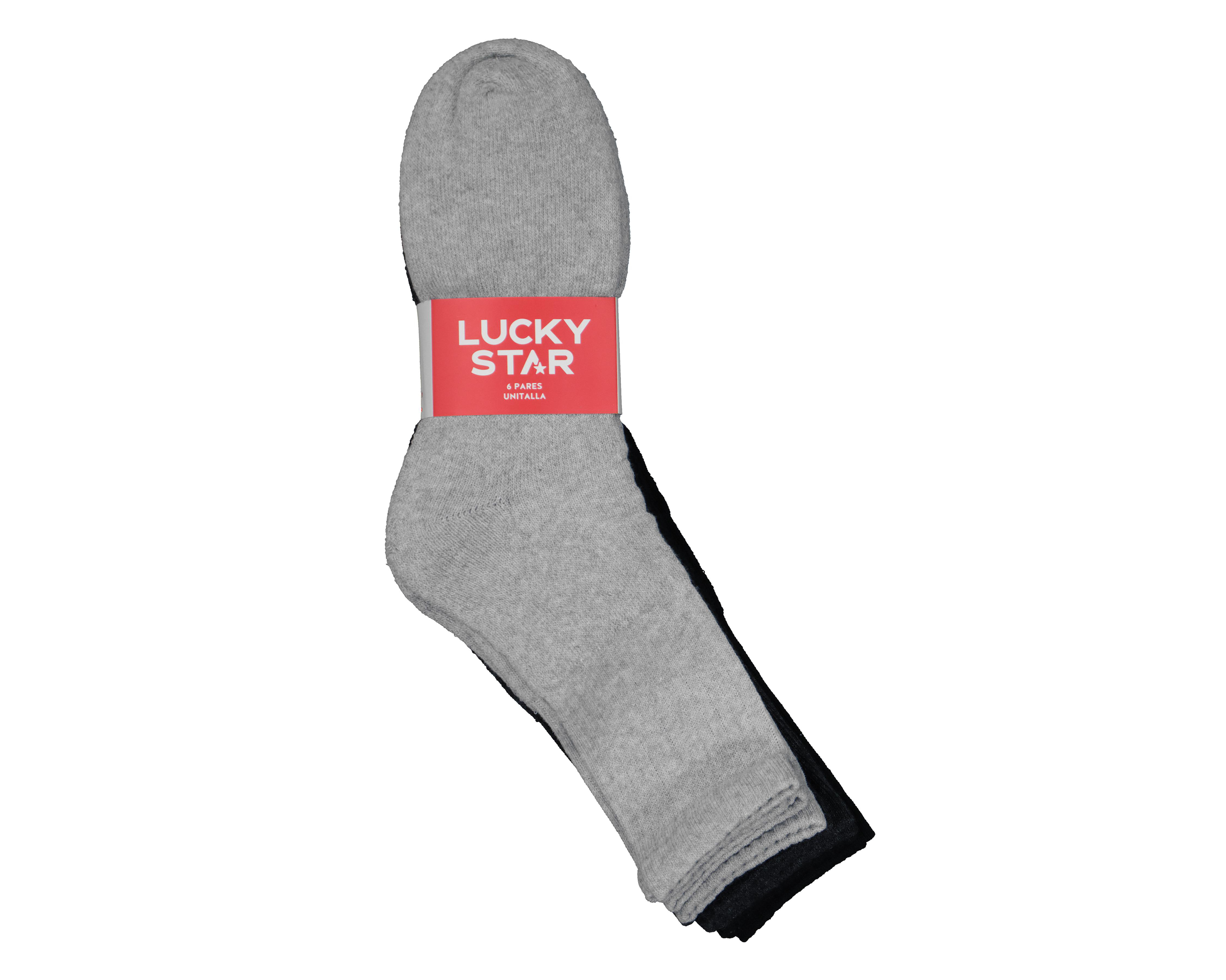 Foto 4 pulgar | Calcetas Deportivas Largas Lucky Star para Hombre