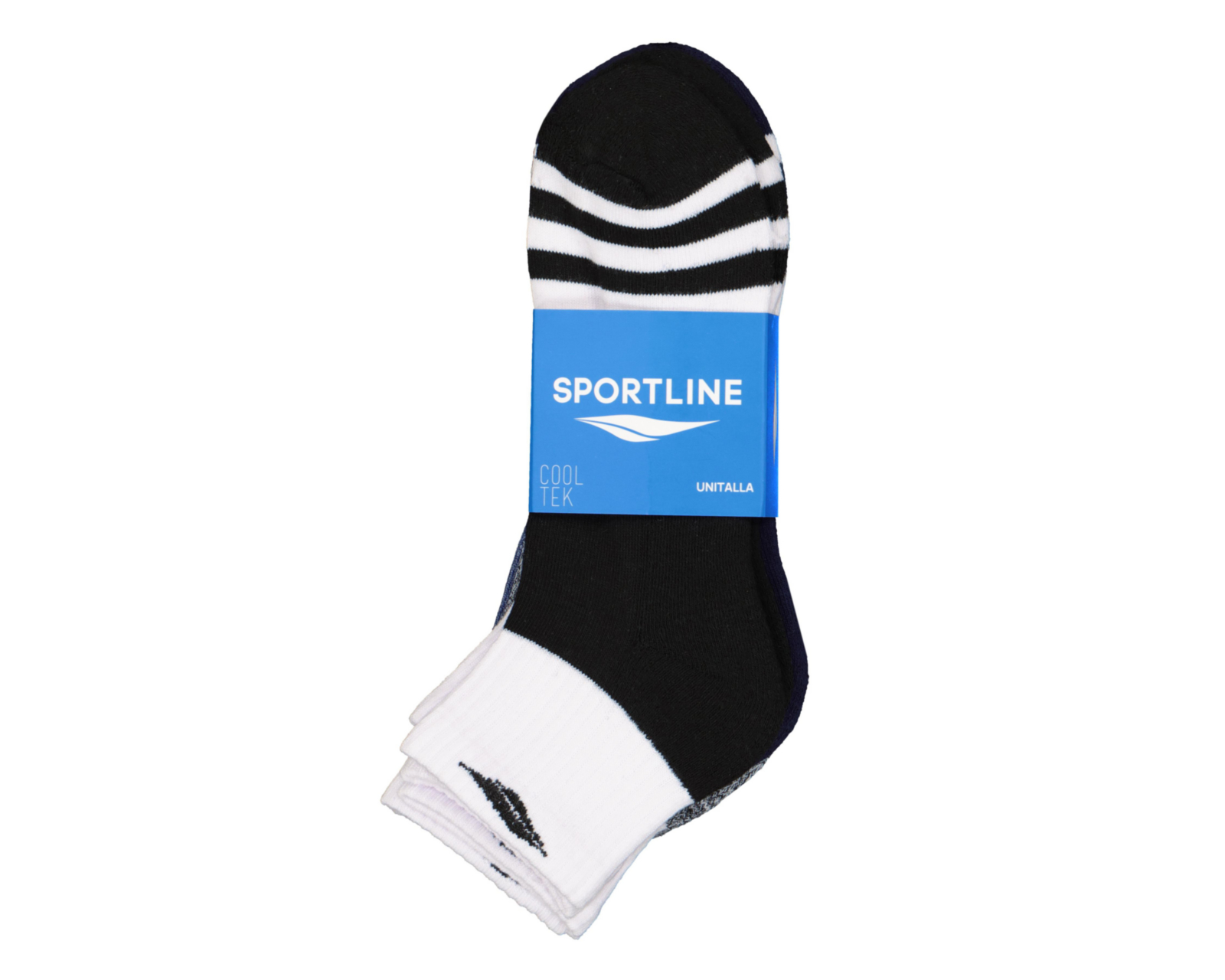 Foto 4 pulgar | Calcetas Deportivas Cortas Sportline Cooltek para Hombre 5 Pares