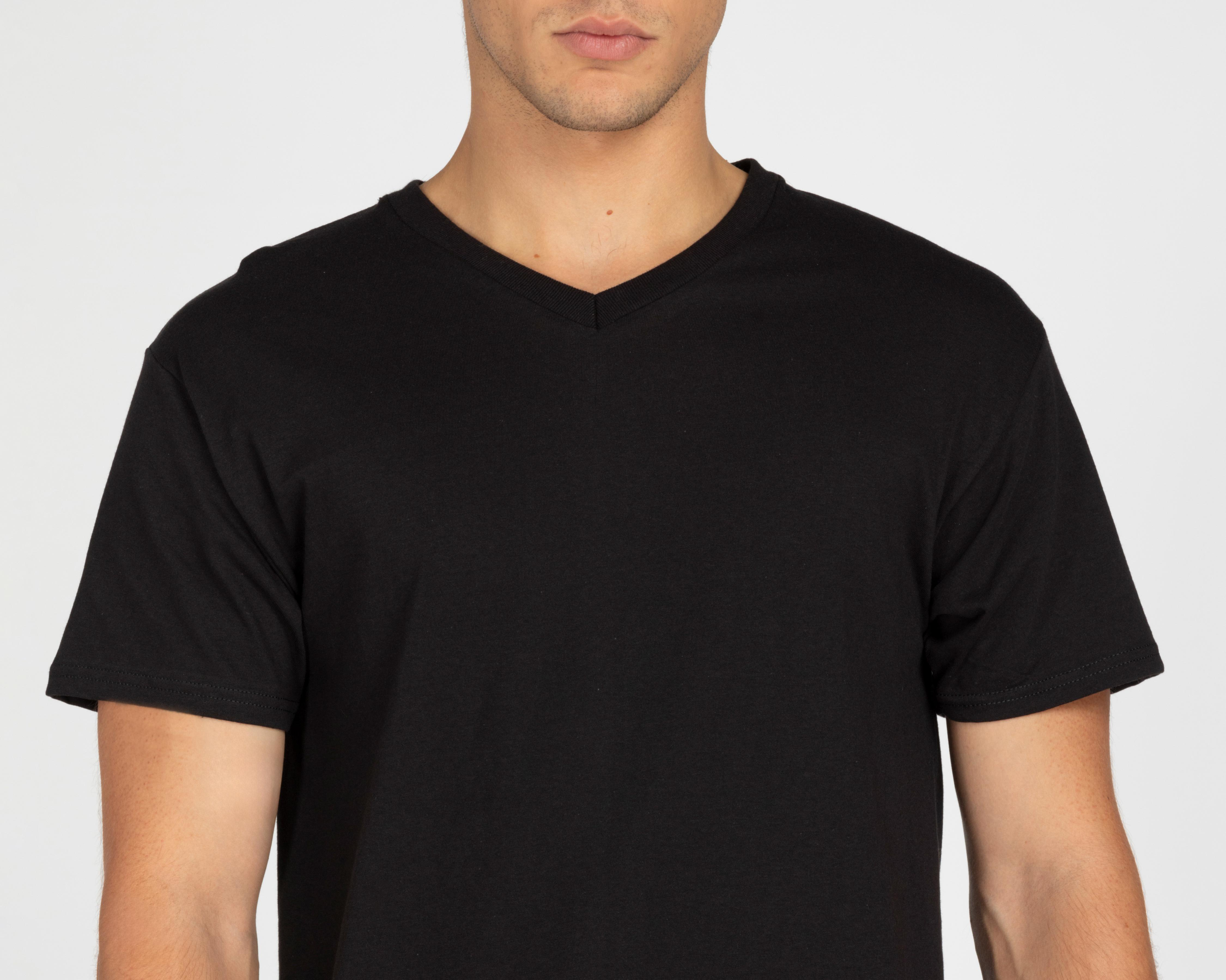 Foto 4 | Playera Interior Cuello V Hanes 2 Piezas