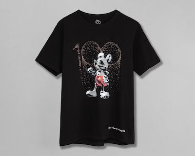 Foto 4 | Playera Disney Mickey Mouse Cuello Redondo