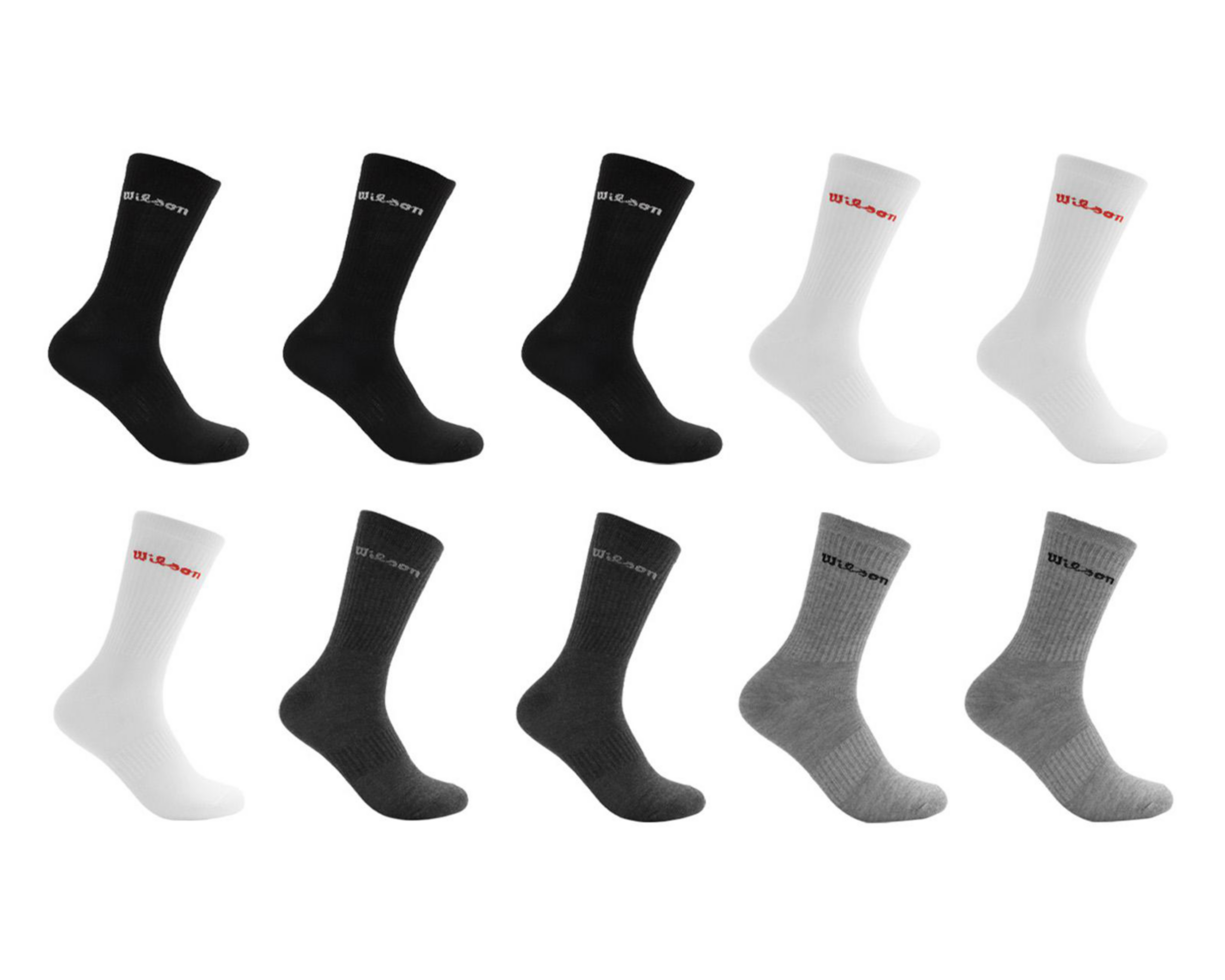 Calcetas Largas Wilson para Hombre 10 Pares