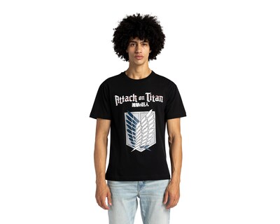 Foto 1 | Playera Attack on Titan Cuello Redondo