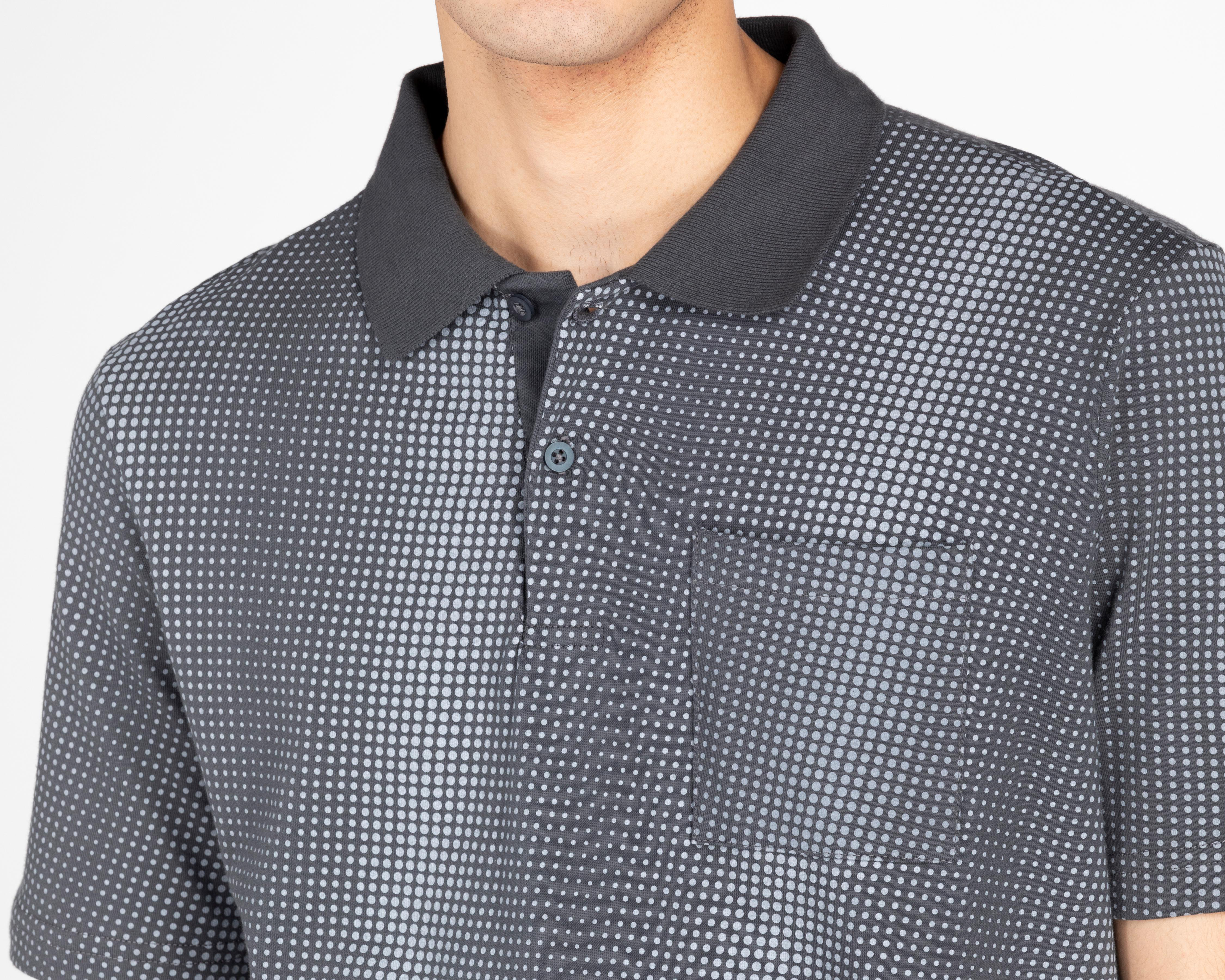 Foto 5 pulgar | Playera Polo Refill Gris para Hombre