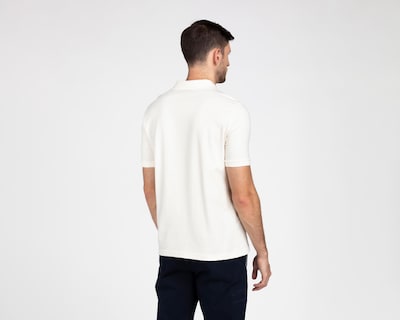 Foto 2 | Playera Polo Porto Sur Blanca para Hombre