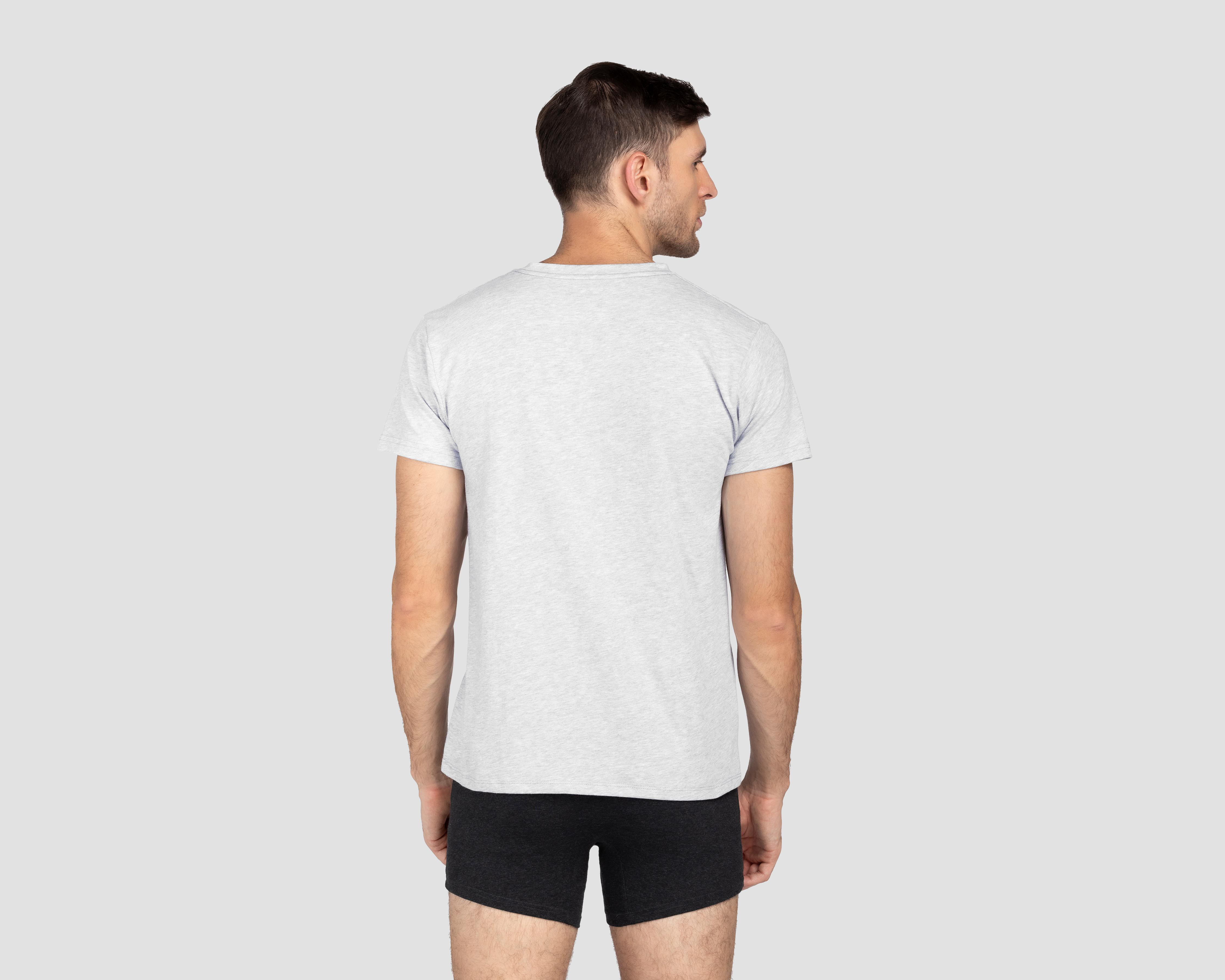 Foto 4 pulgar | Playera Interior Cuello V Everlat 3 Piezas