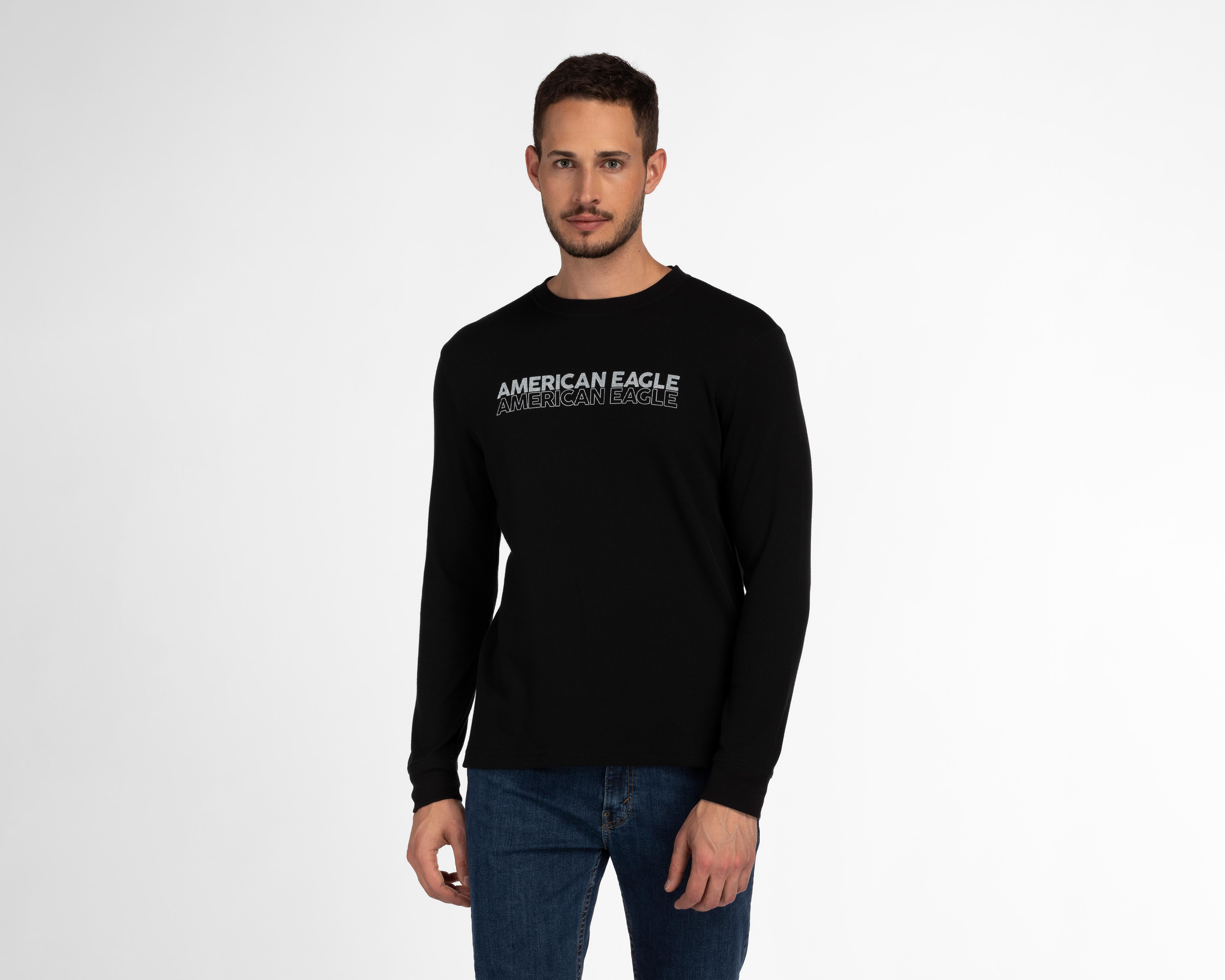 Foto 1 | Playera American Eagle Cuello Redondo para Hombre