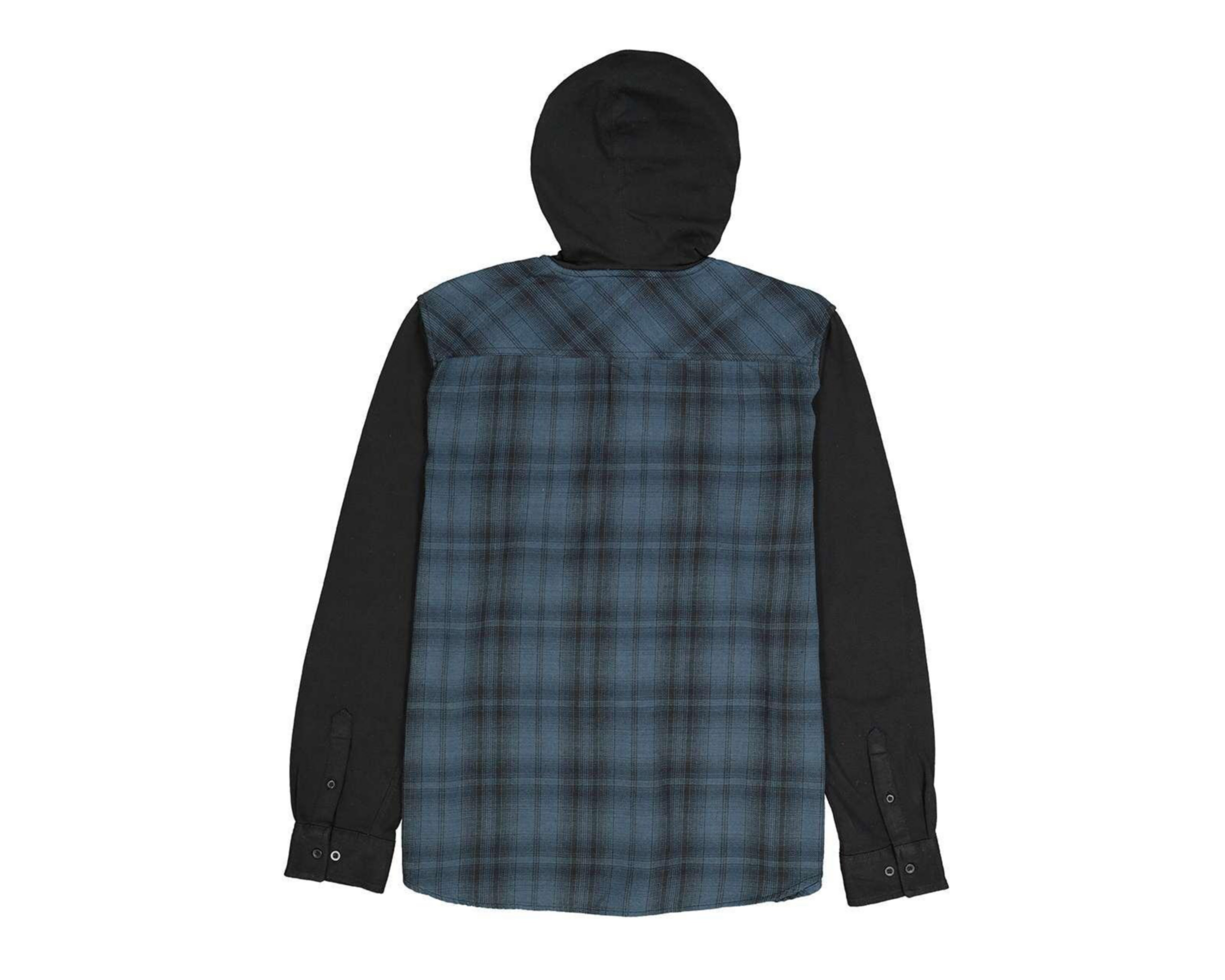 camisas manga larga negra para hombre