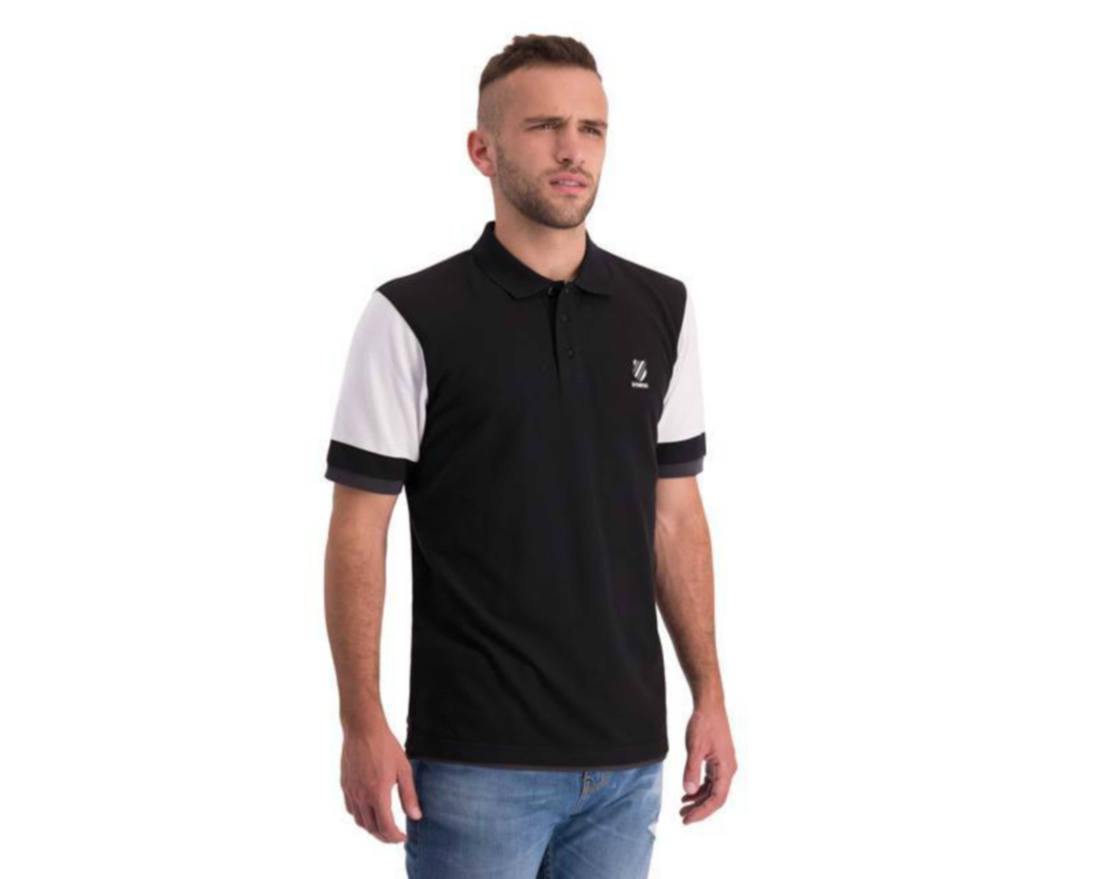 Playera tipo Polo Negra marca K-Swiss para Hombre