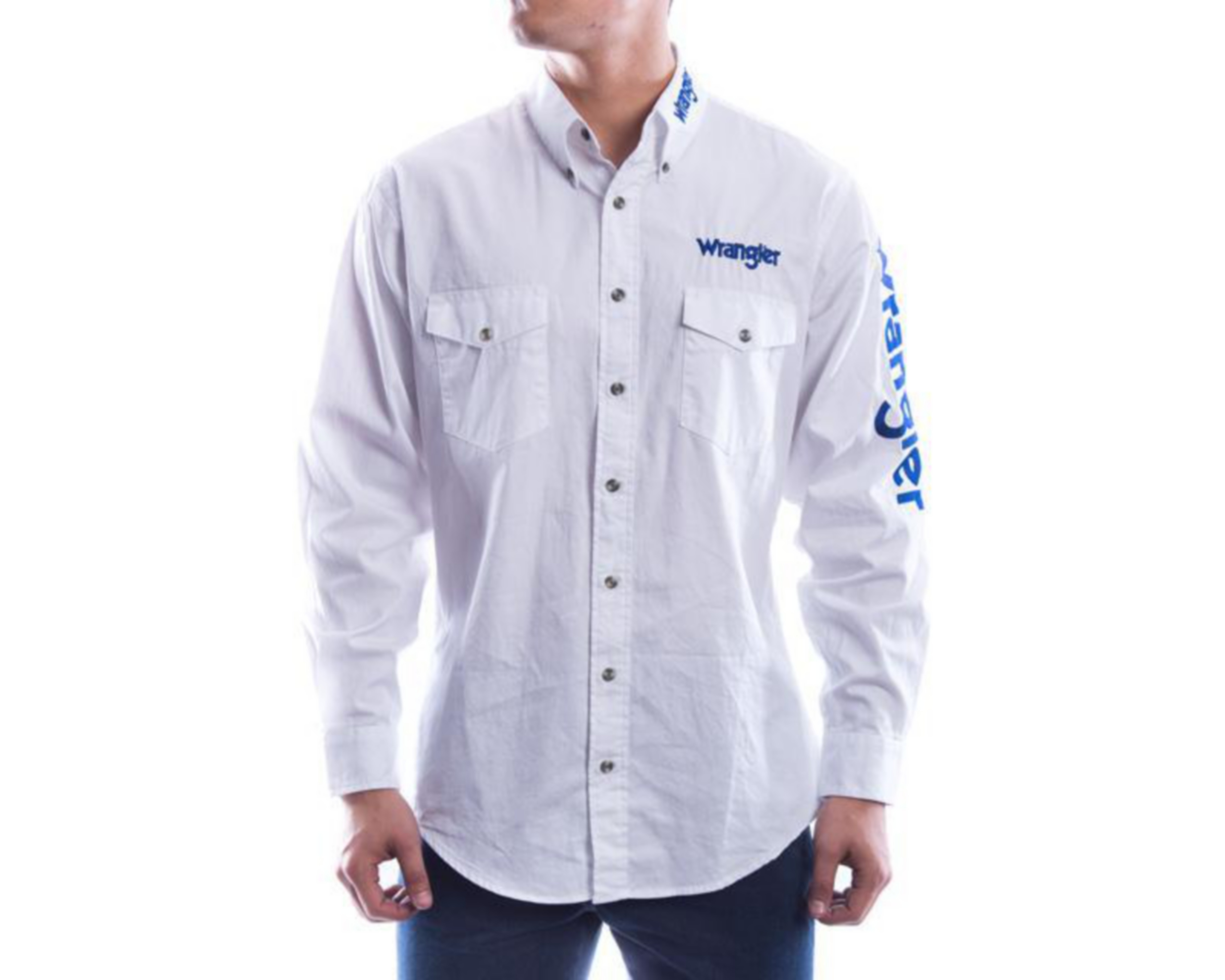 camisa wrangler blanca