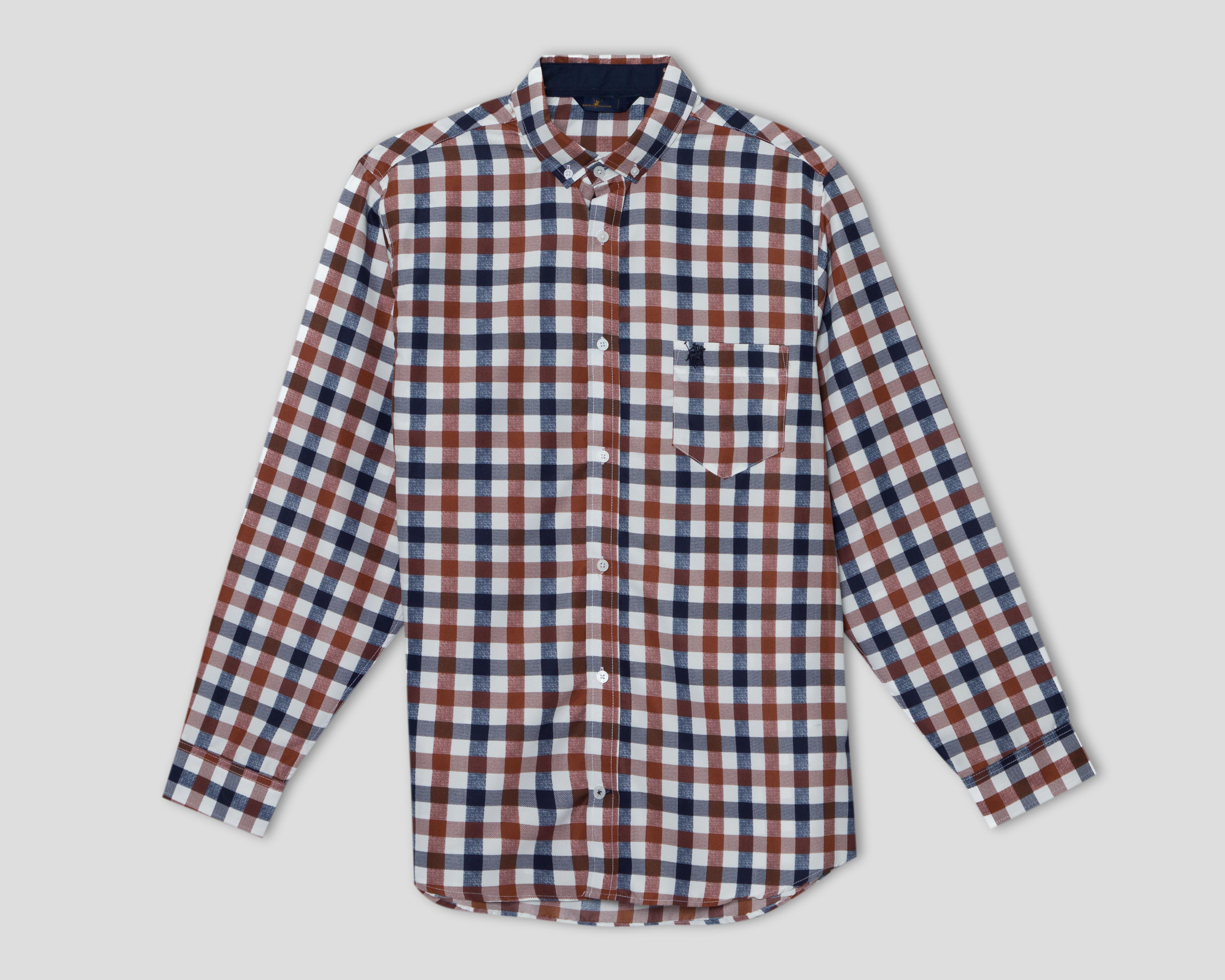 Foto 5 pulgar | Camisa Casual York Team Polo Club Regular Fit a Cuadros