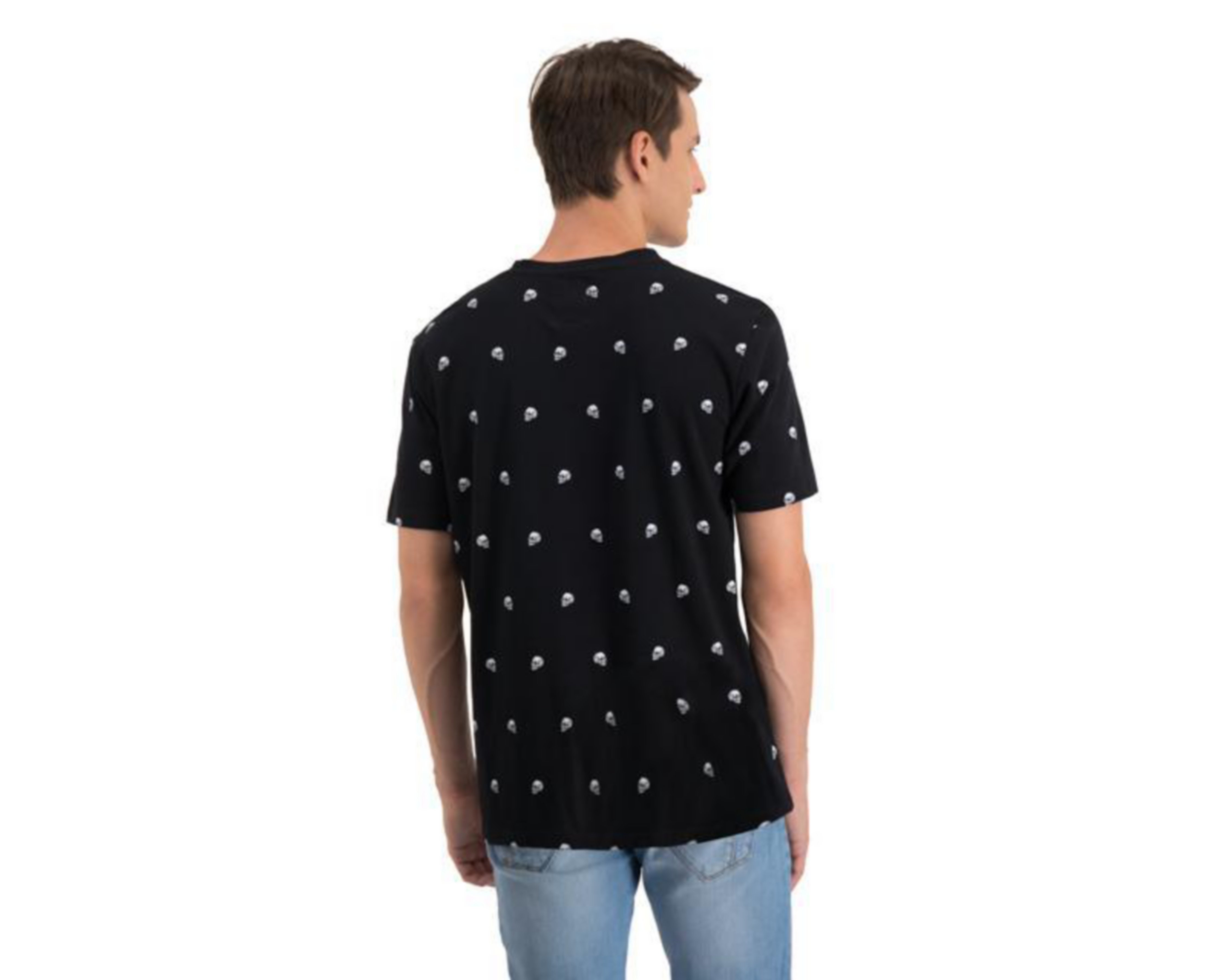 Foto 3 pulgar | Playera Cuello Redondo Negra marca Thinner Men para Hombre