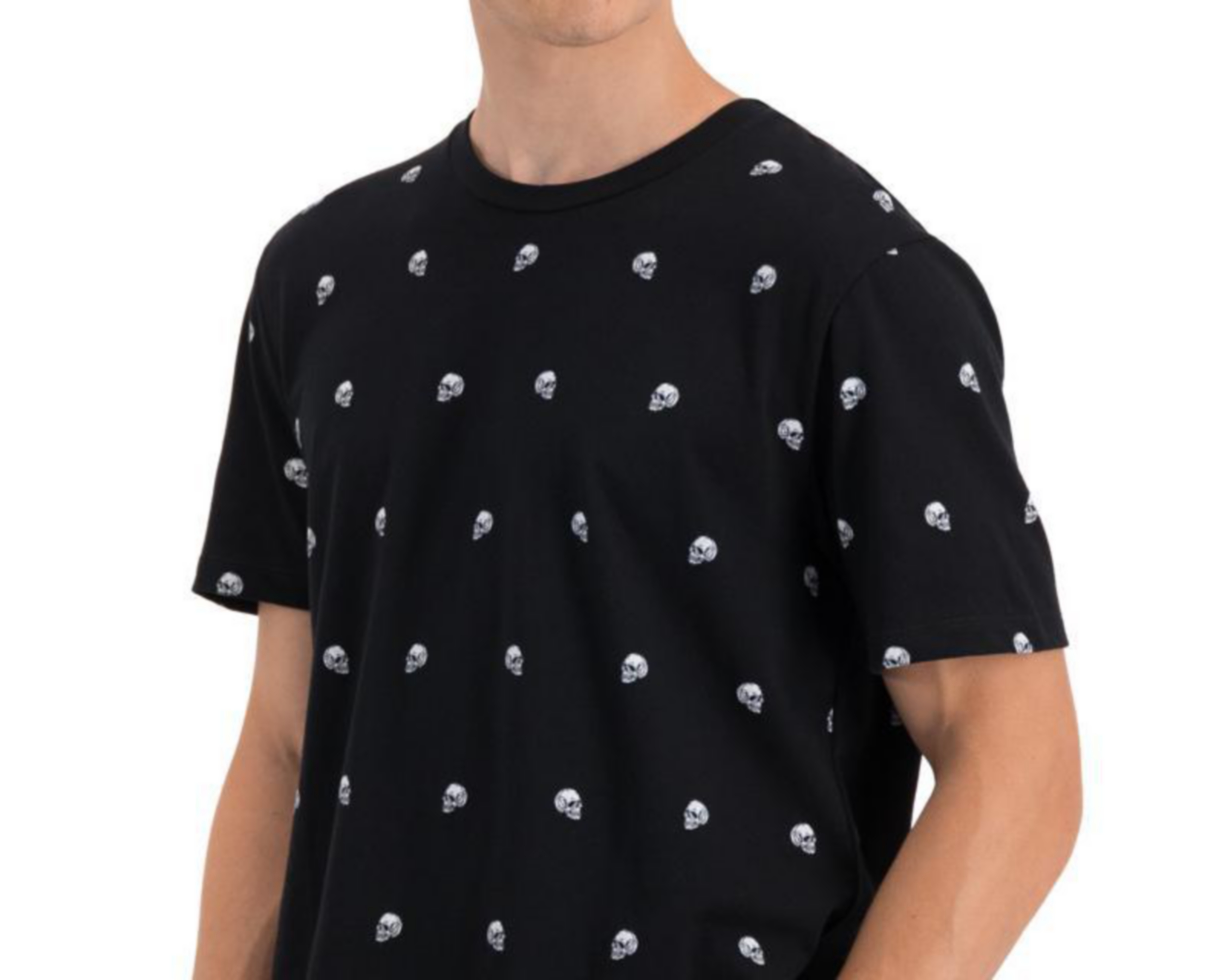 Foto 4 pulgar | Playera Cuello Redondo Negra marca Thinner Men para Hombre
