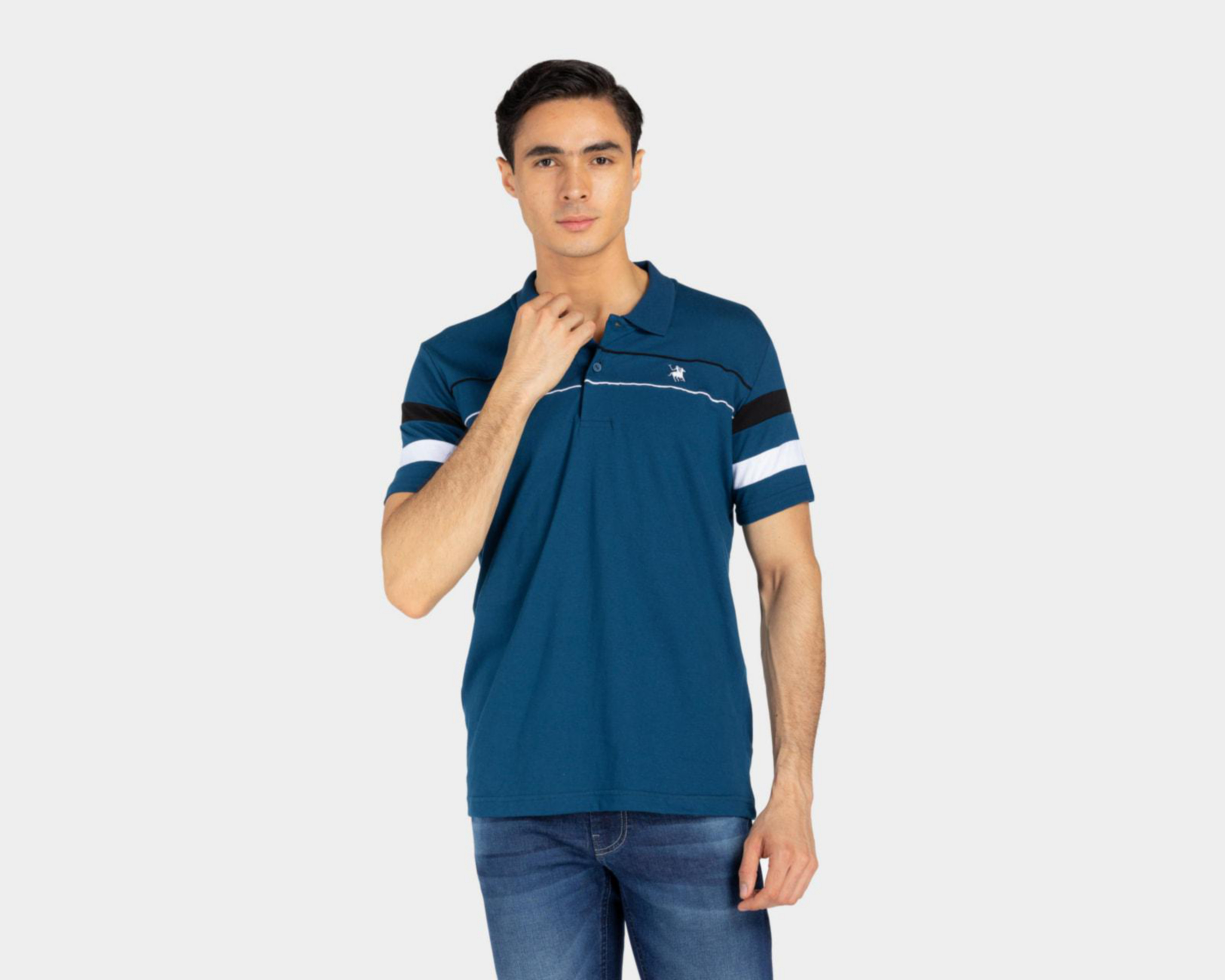 Playera Polo York Team Polo Club Azul para Hombre $279